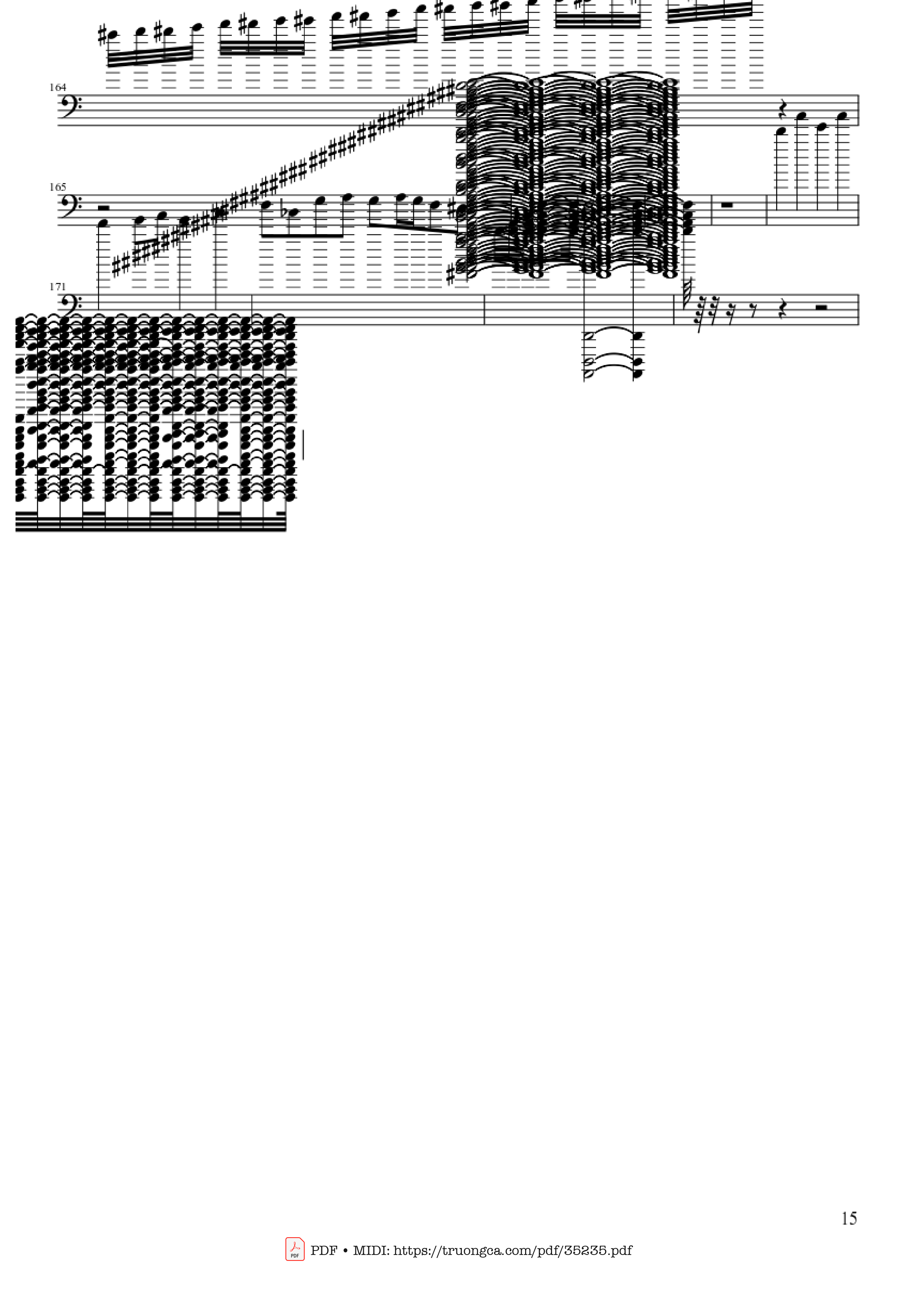 Page 15 of Sheet music PDF Piano U.N. Owen Was Her? - Death Waltz - Touhou
