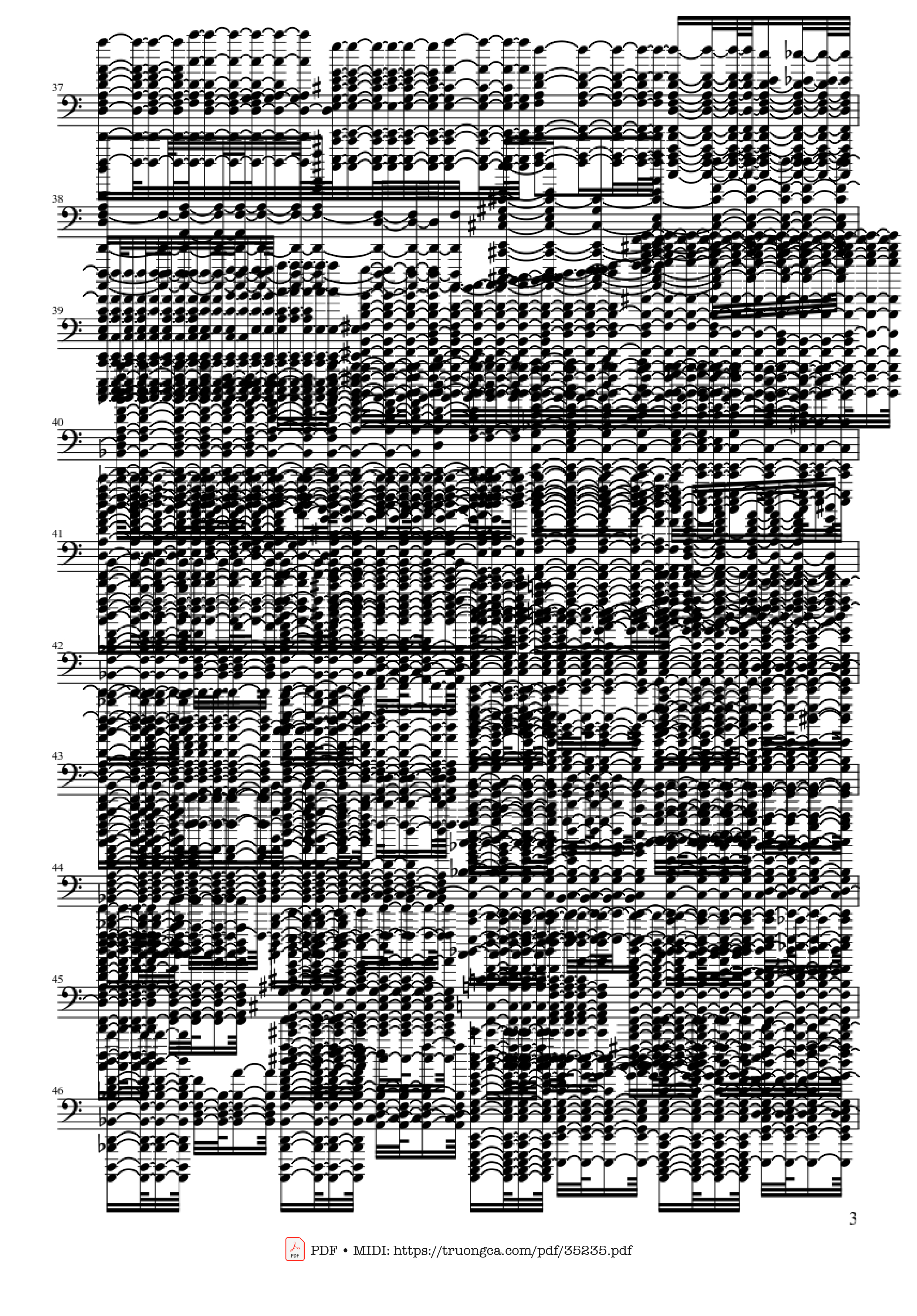 Page 3 of Sheet music PDF Piano U.N. Owen Was Her? - Death Waltz - Touhou