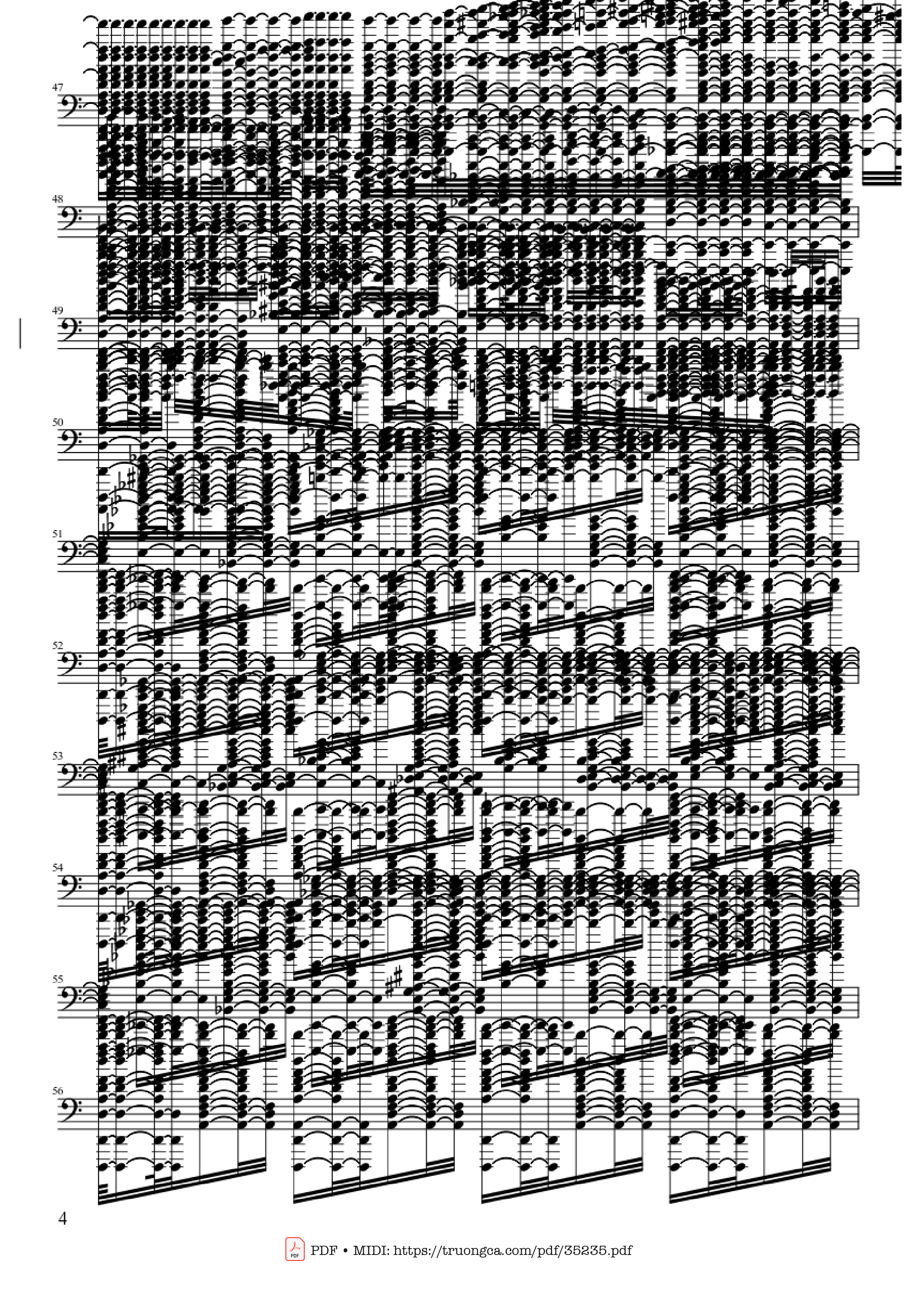 Page 4 of Sheet music PDF Piano U.N. Owen Was Her? - Death Waltz - Touhou