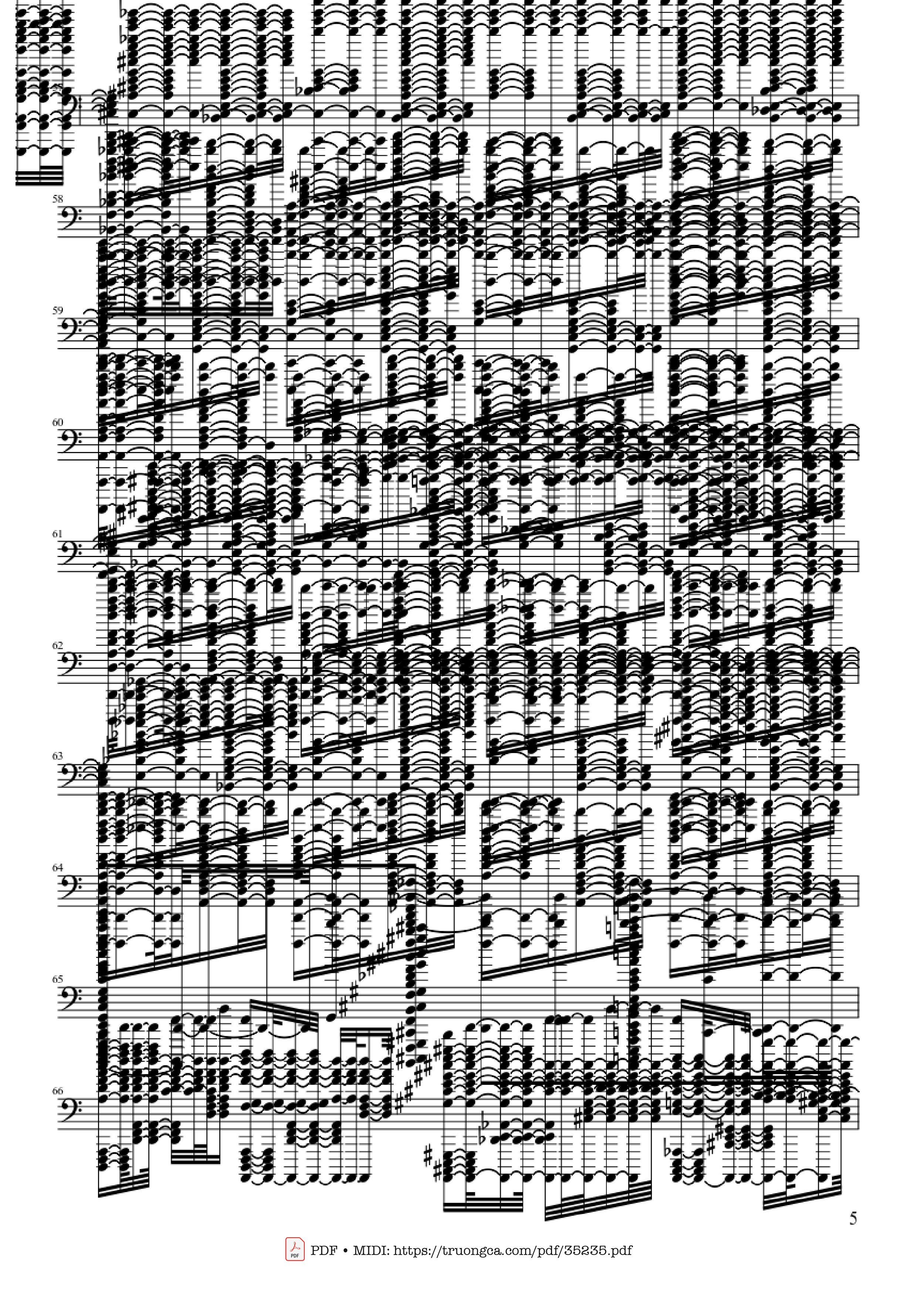 Page 5 of Sheet music PDF Piano U.N. Owen Was Her? - Death Waltz - Touhou