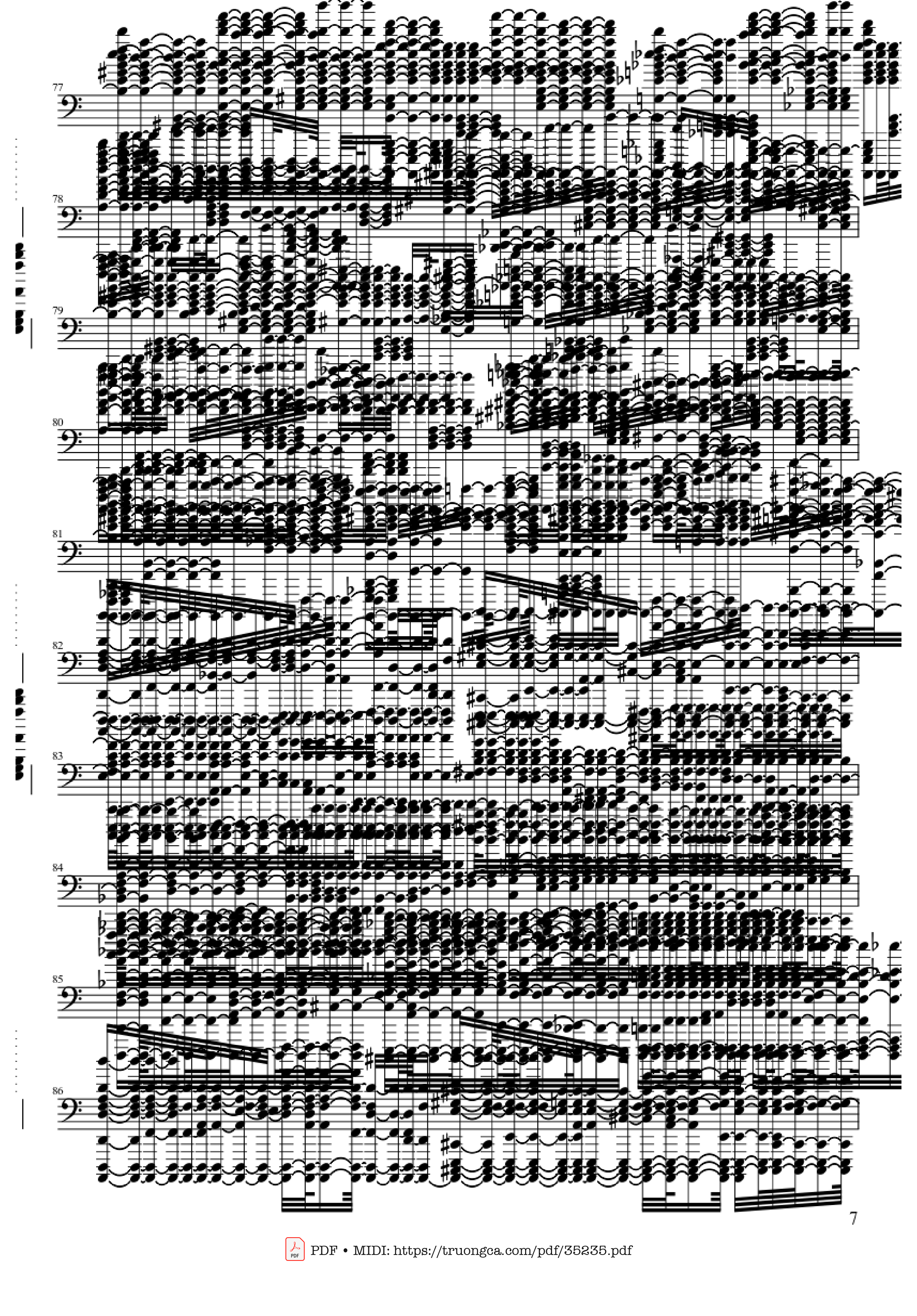 Page 7 of Sheet music PDF Piano U.N. Owen Was Her? - Death Waltz - Touhou