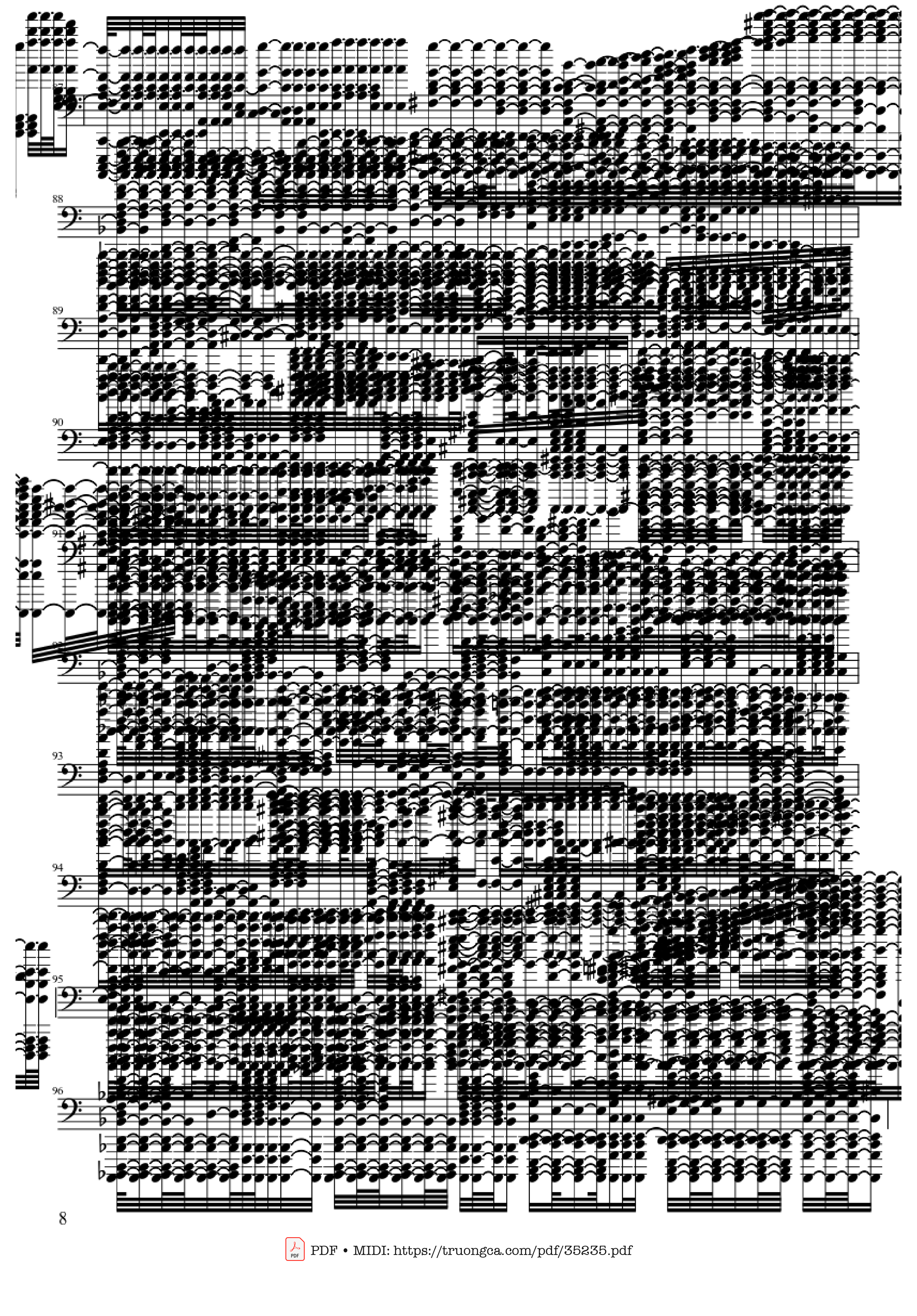Page 8 of Sheet music PDF Piano U.N. Owen Was Her? - Death Waltz - Touhou
