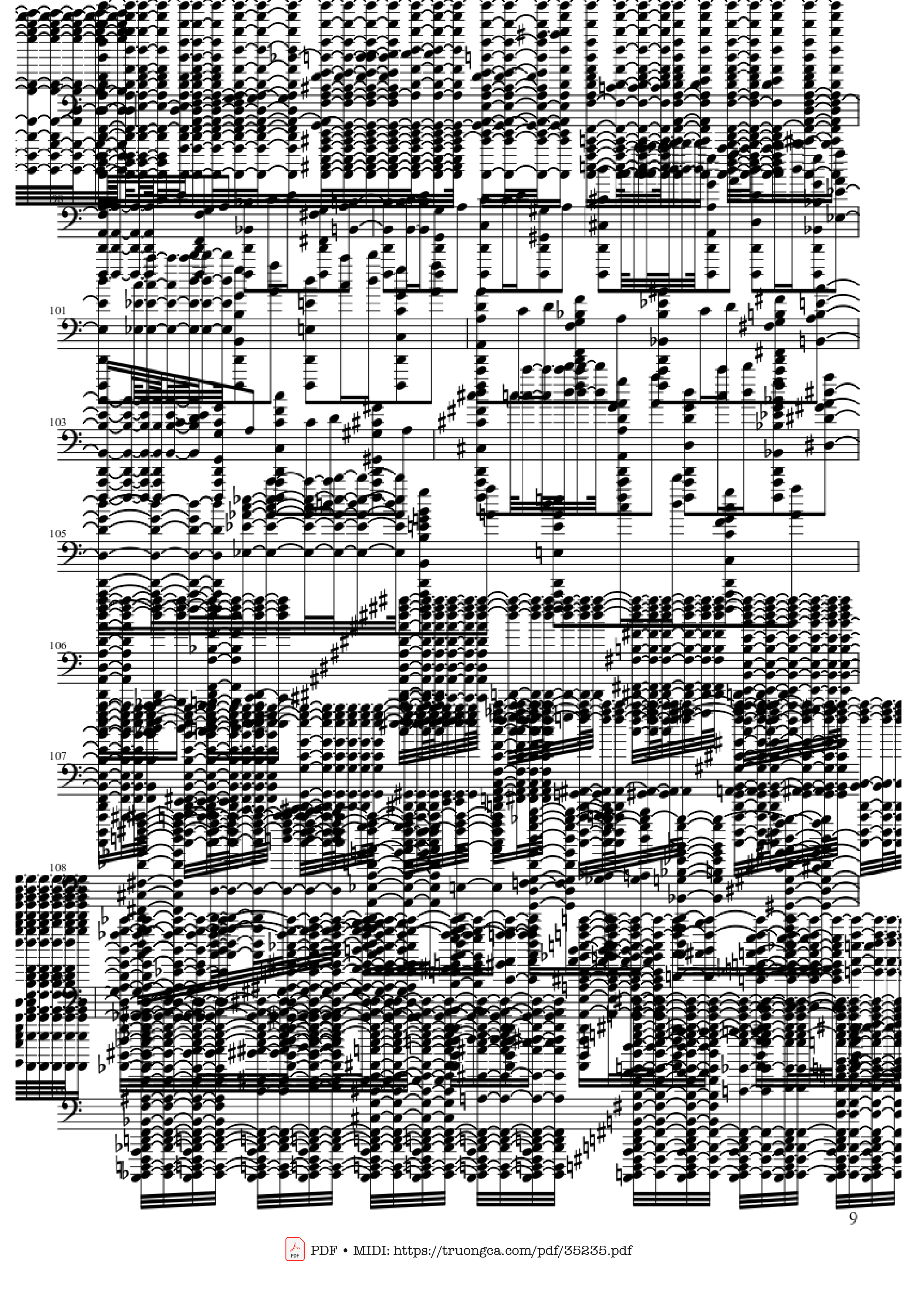 Page 9 of Sheet music PDF Piano U.N. Owen Was Her? - Death Waltz - Touhou