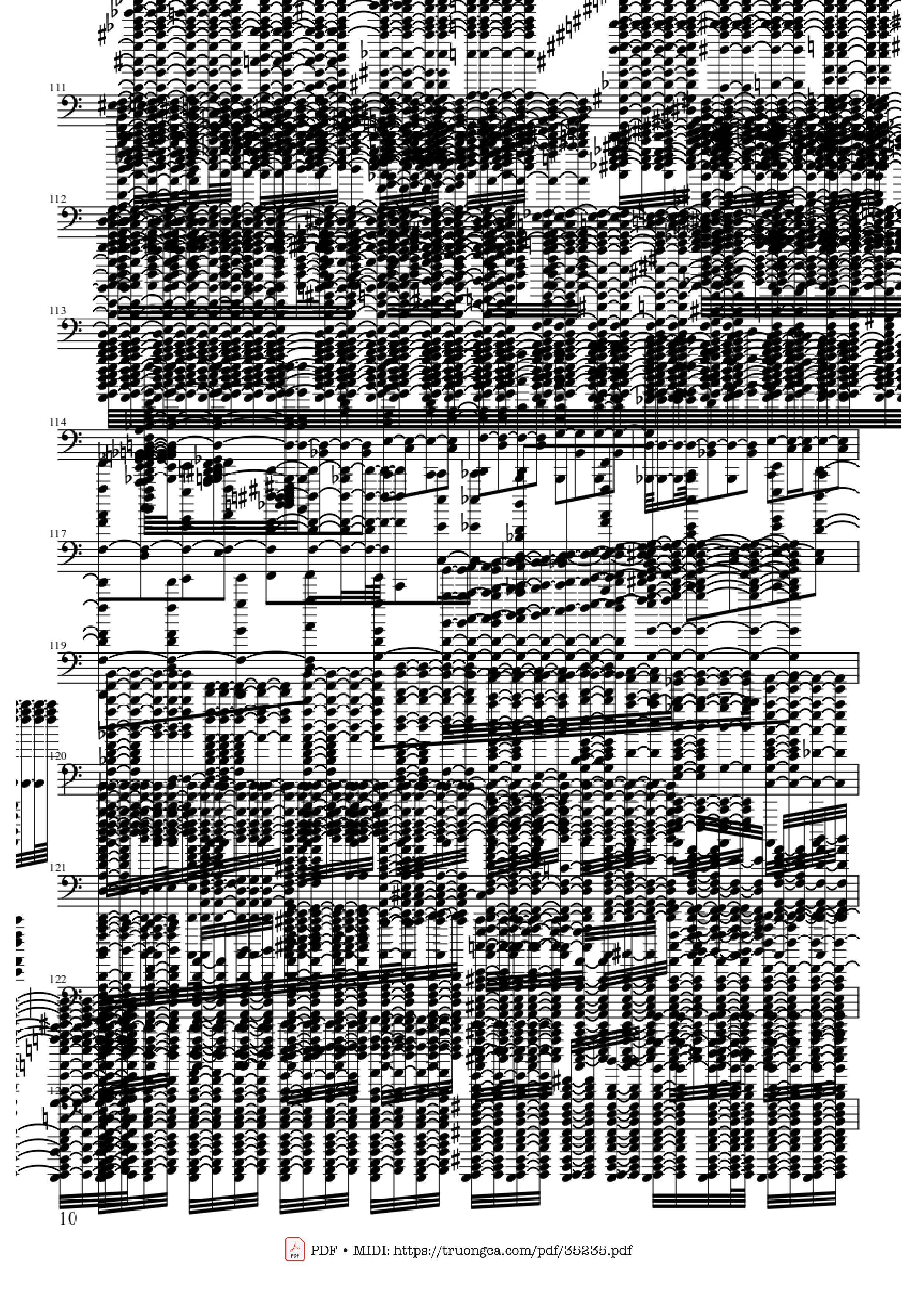 Page 10 of Sheet music PDF Piano U.N. Owen Was Her? - Death Waltz - Touhou