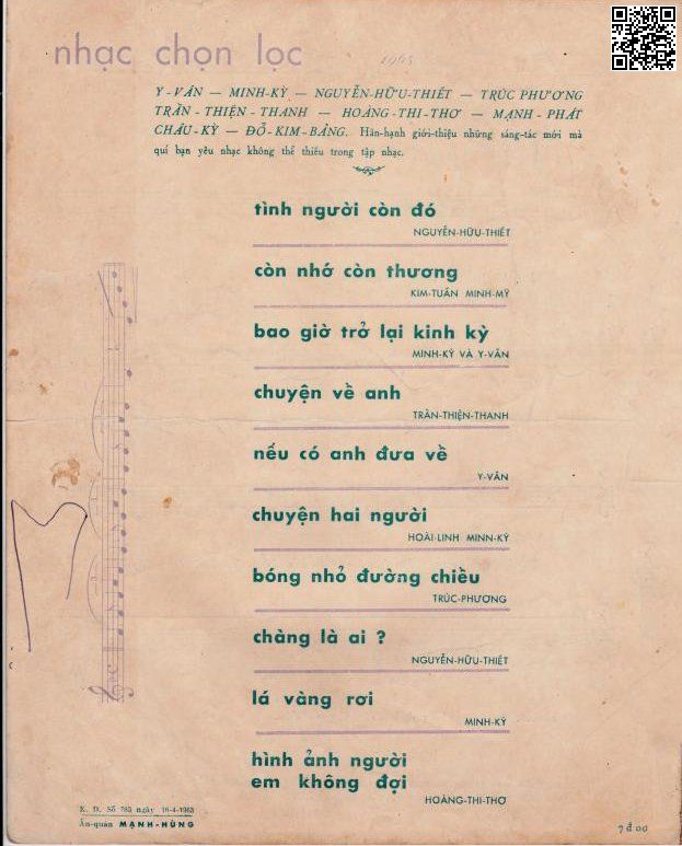 Page 4 of Sheet music PDF Miền Trung thương nhớ - Châu Kỳ
