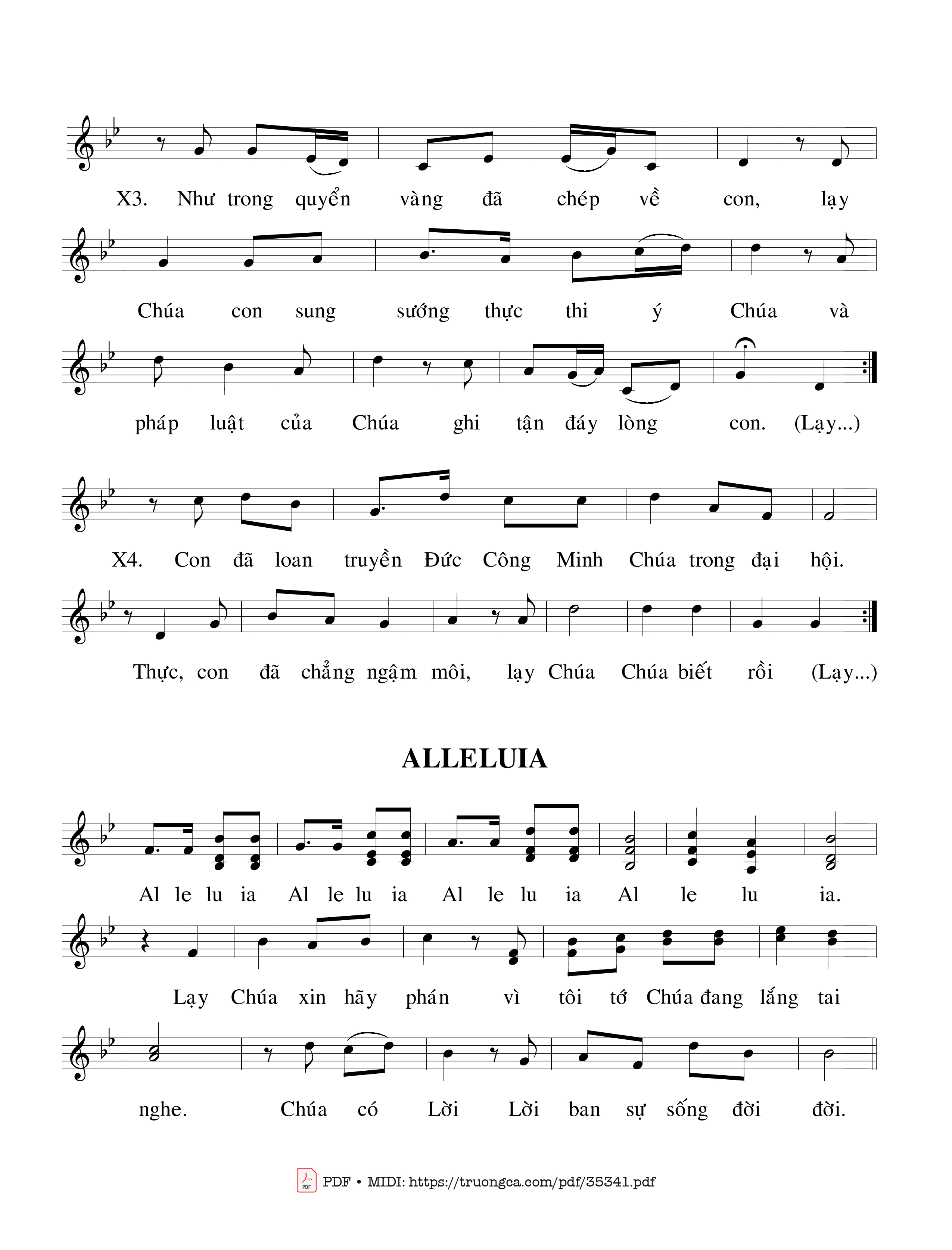 Page 2 of Sheet music PDF Thánh Vịnh 39, Chúa Nhật 2A Thường Niên - Cao Huy Hoàng