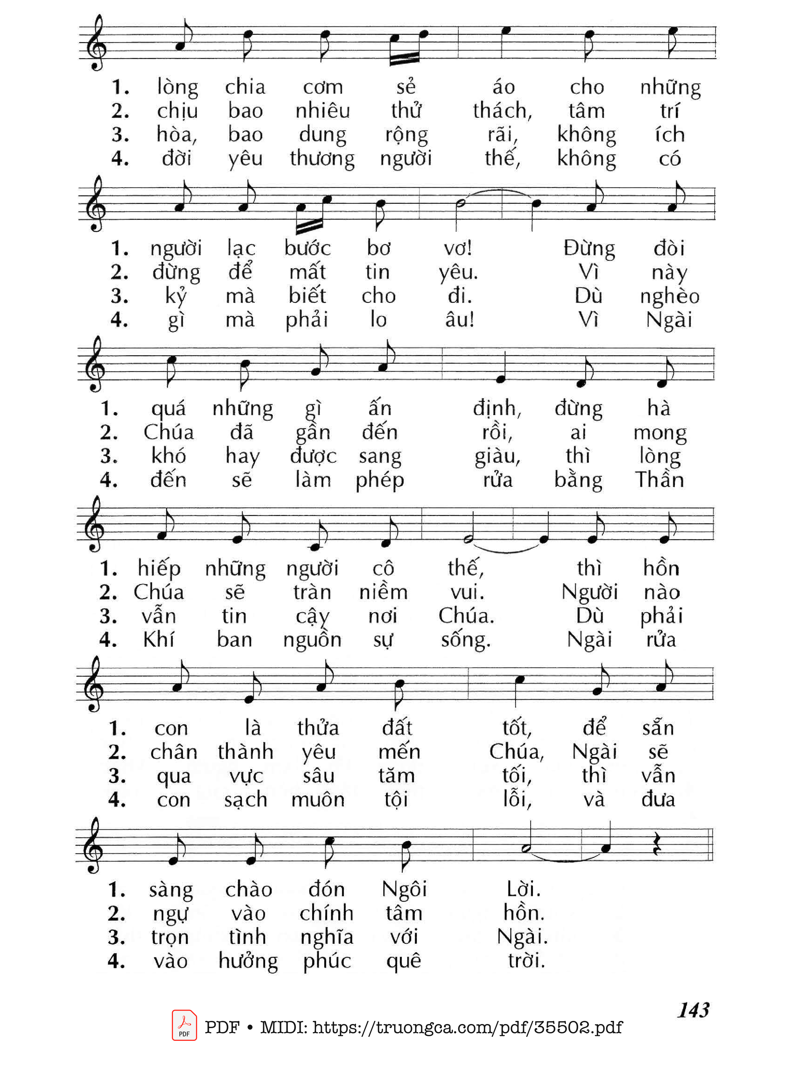 Page 2 of Sheet music PDF Chúng Con Phải Làm Chi - Lm - Huy Hoàng