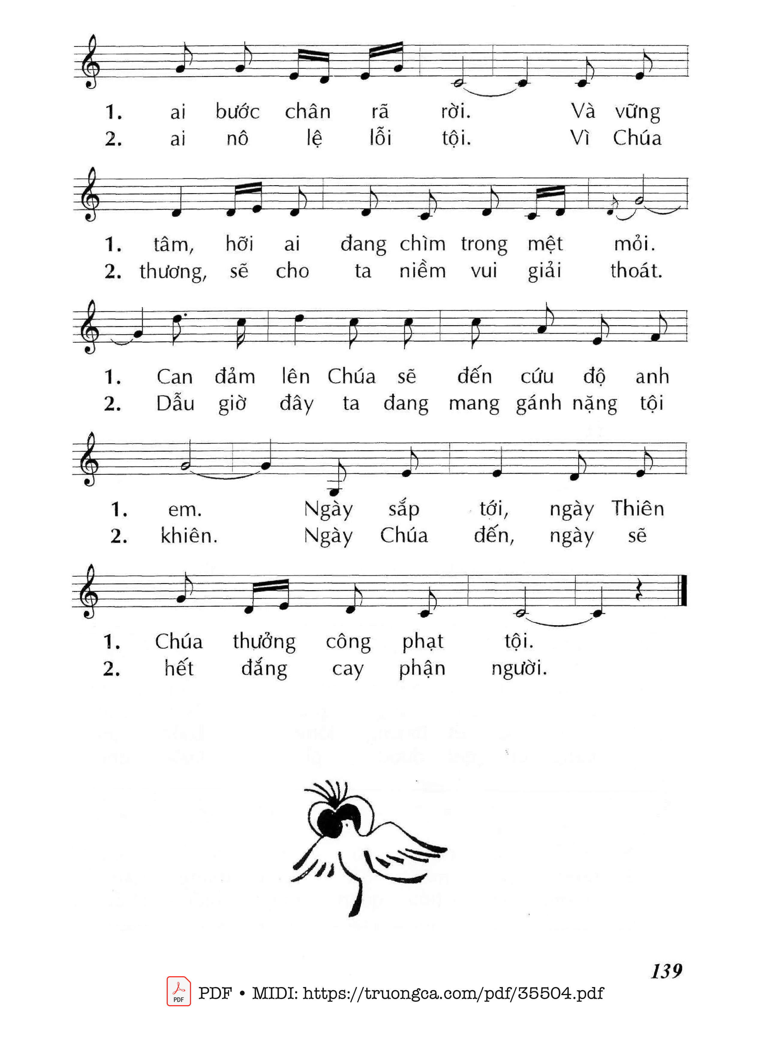 Page 2 of Sheet music PDF Vui Lên Nào - Lm - Huy Hoàng