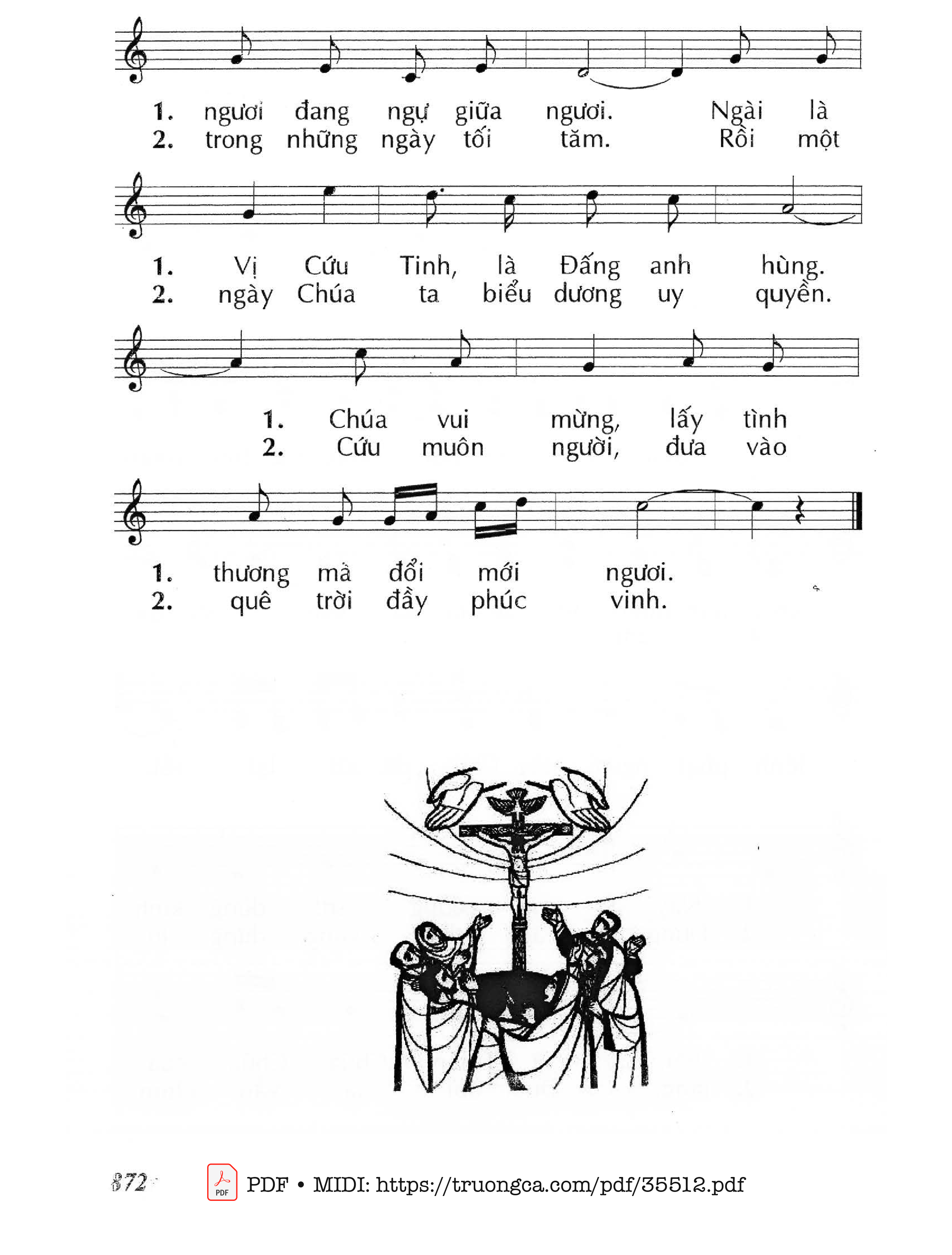 Page 2 of Sheet music PDF Reo Vui Lên - Lm - Huy Hoàng