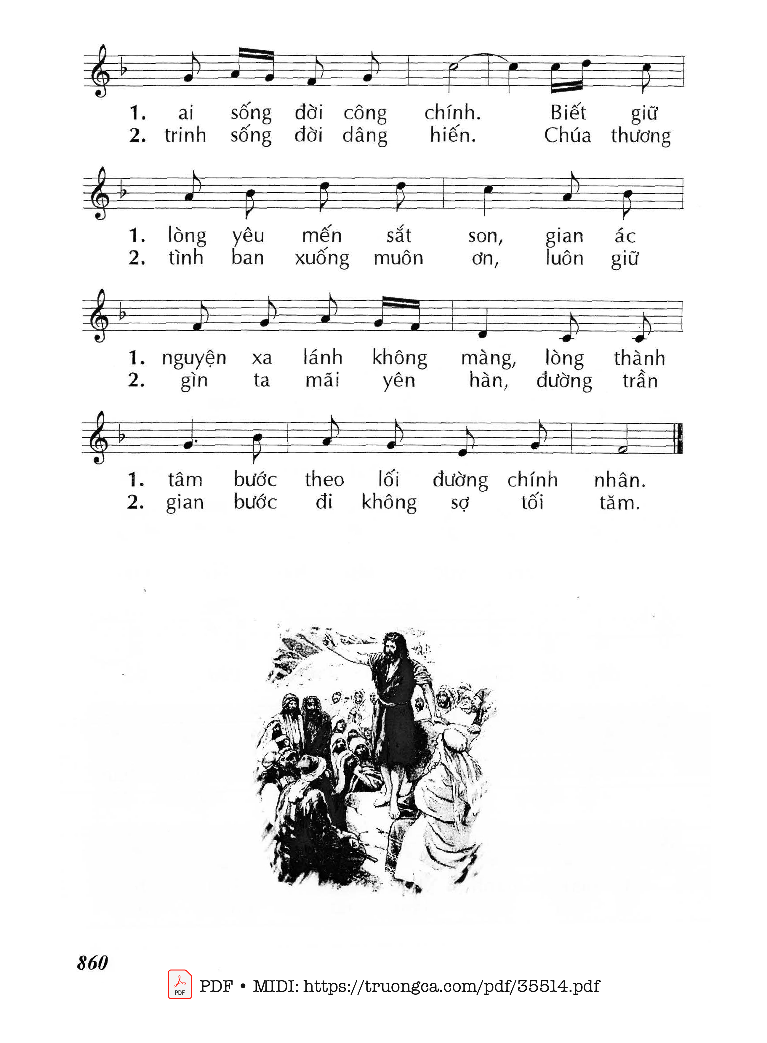 Page 2 of Sheet music PDF Hãy Dọn Đường Chúa - Lm - Huy Hoàng