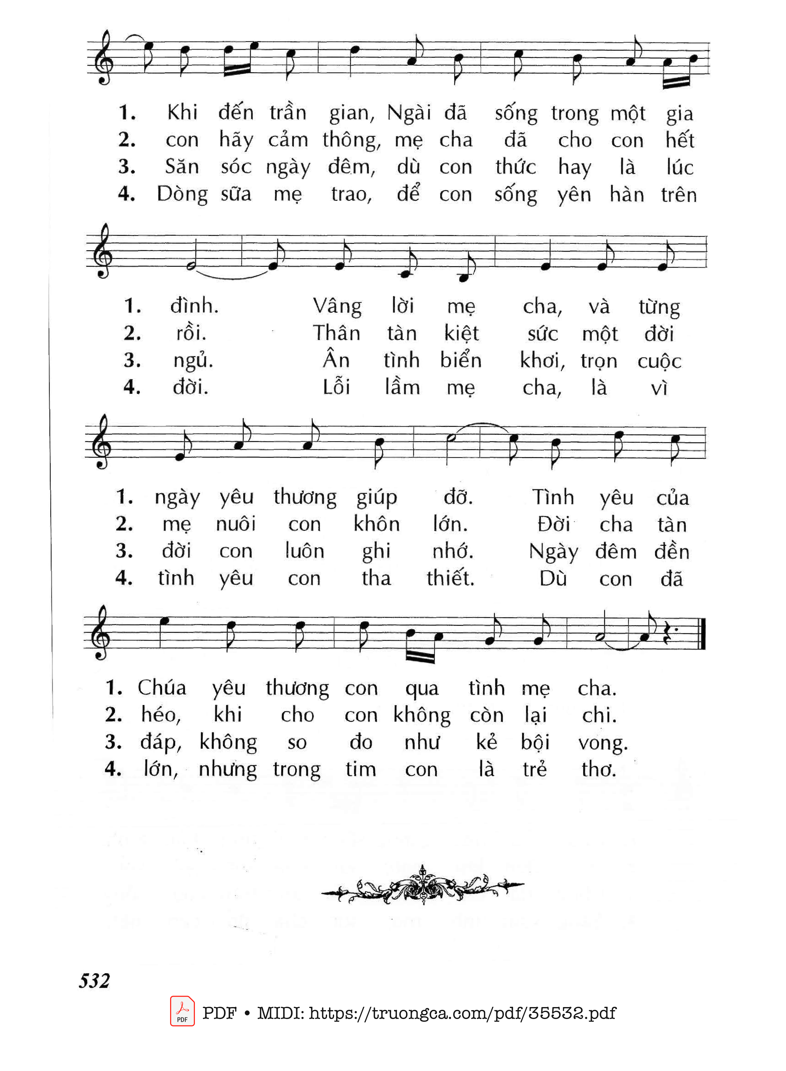 Page 2 of Sheet music PDF Lễ Gia Thất A - Huy Hoàng