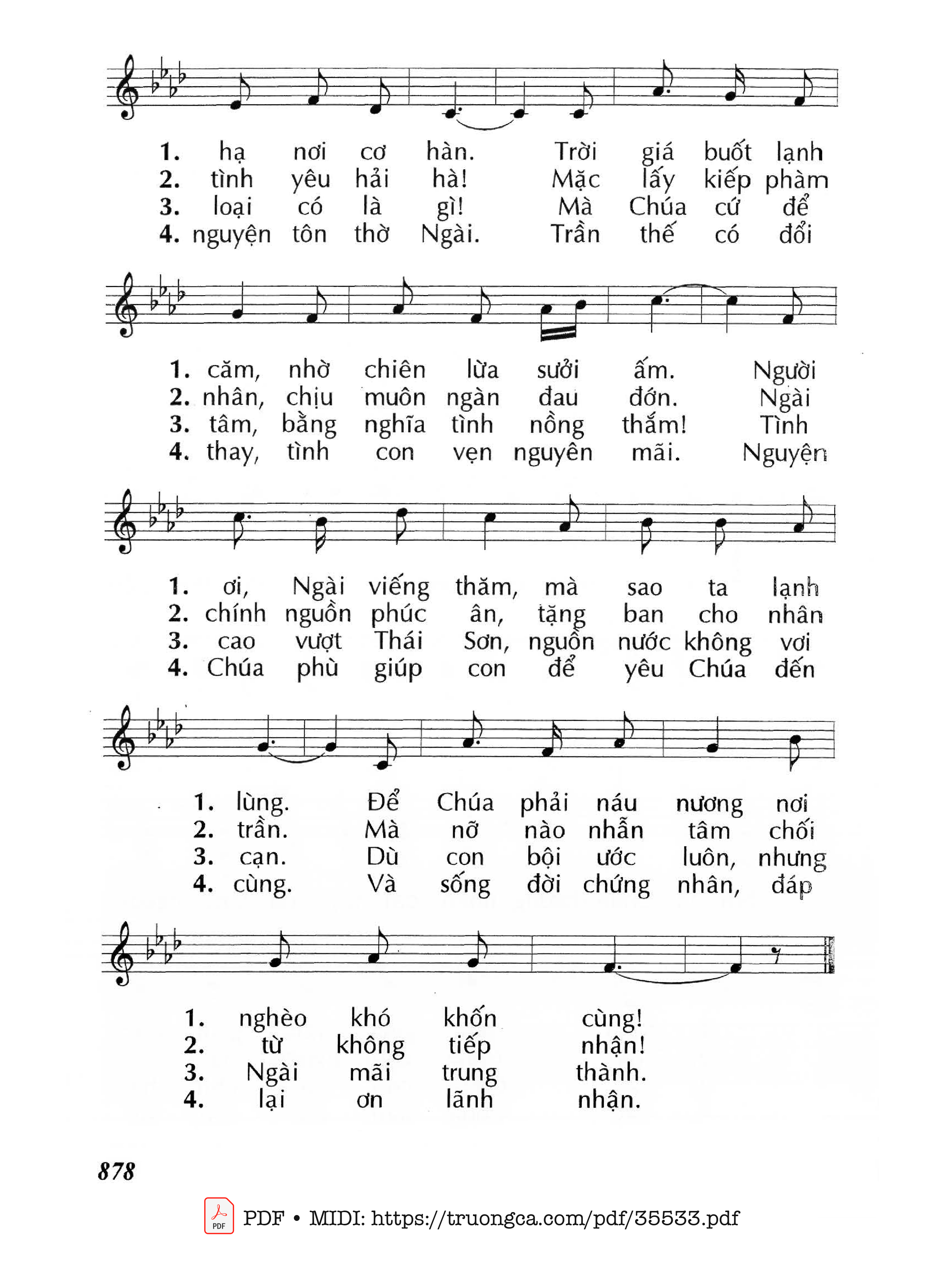 Page 2 of Sheet music PDF Vui Lên Người Hỡi - Lm - Huy Hoàng