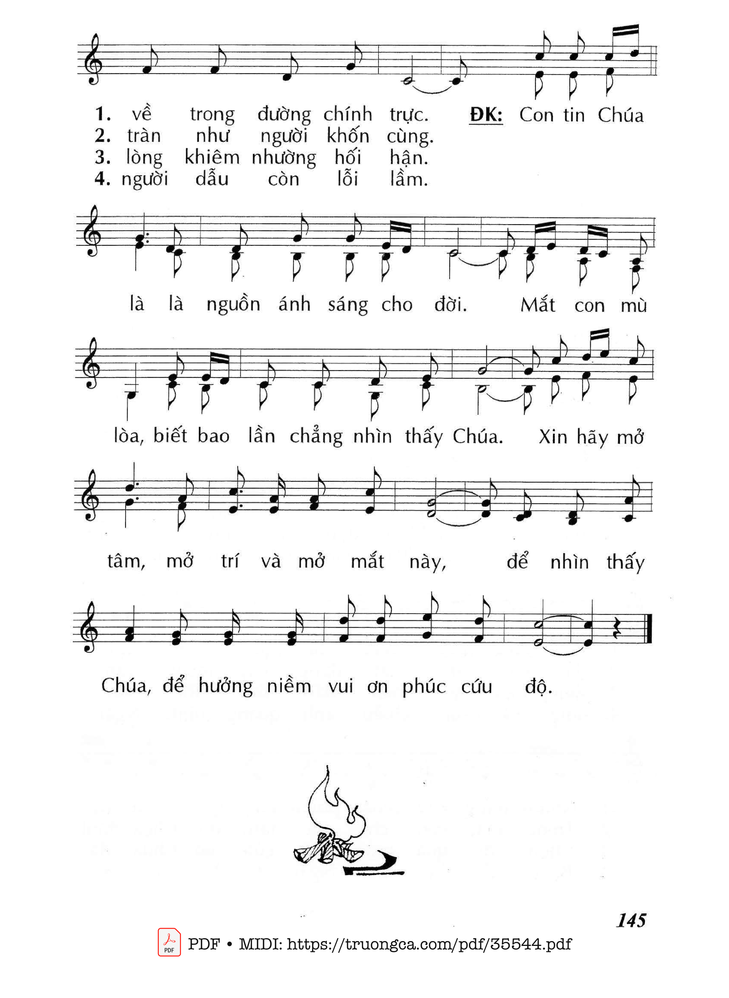 Page 2 of Sheet music PDF Chúa Là Nguồn Ánh Sáng - Lm - Huy Hoàng