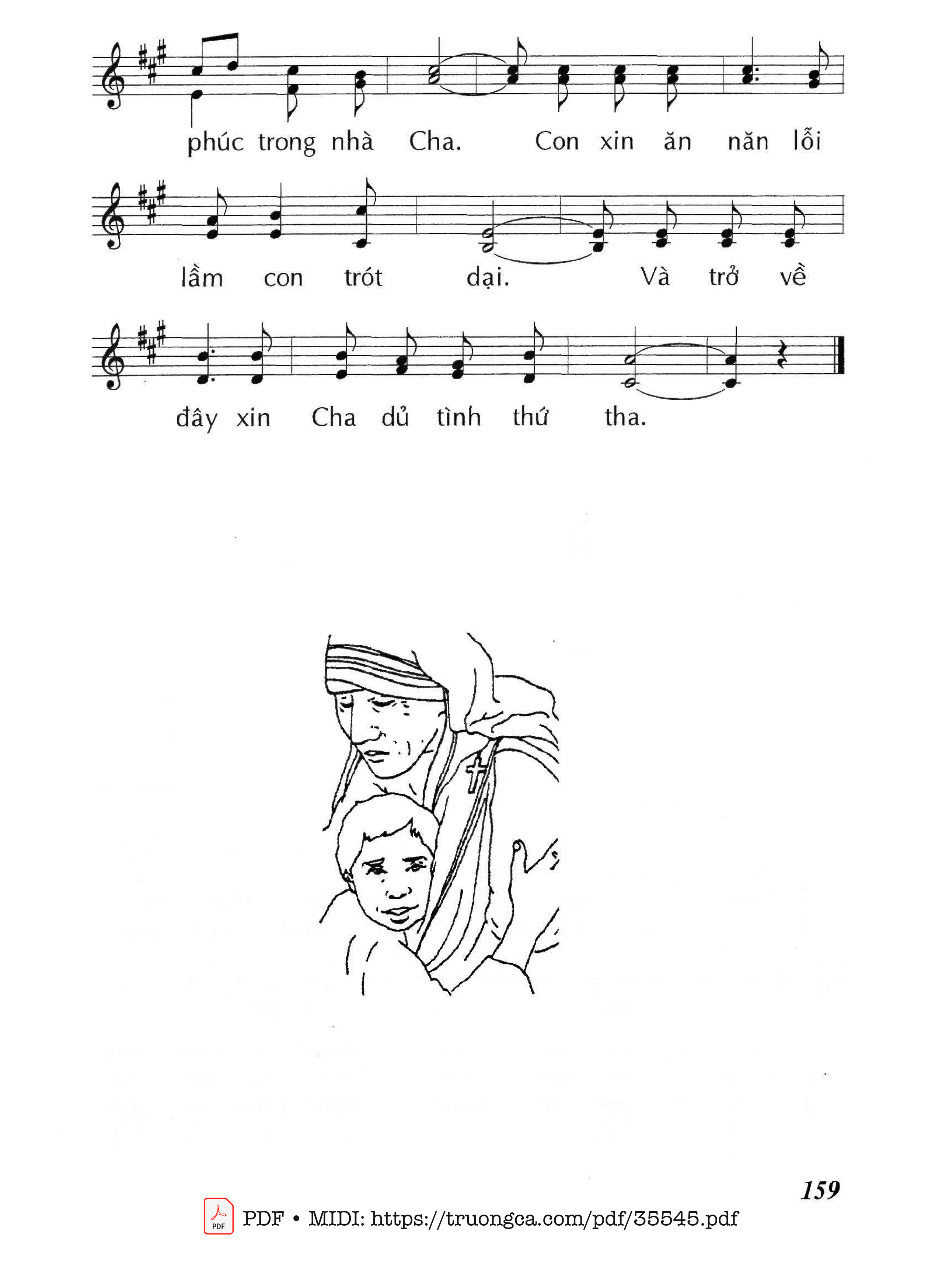 Page 2 of Sheet music PDF Xin Cha Tha Thứ - Lm - Huy Hoàng