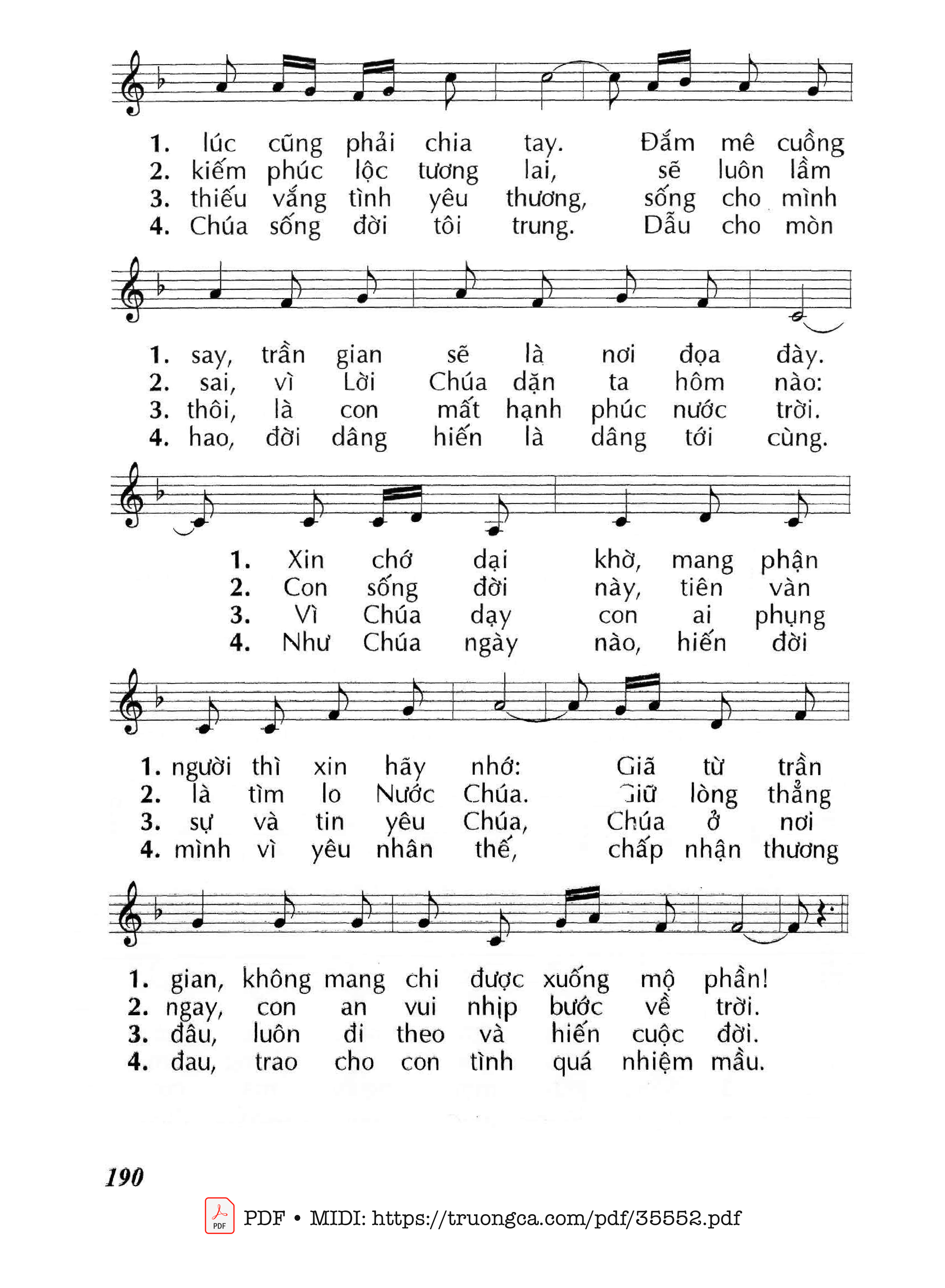 Page 2 of Sheet music PDF Nếu Hạt Lúa Mì - Huy Hoàng
