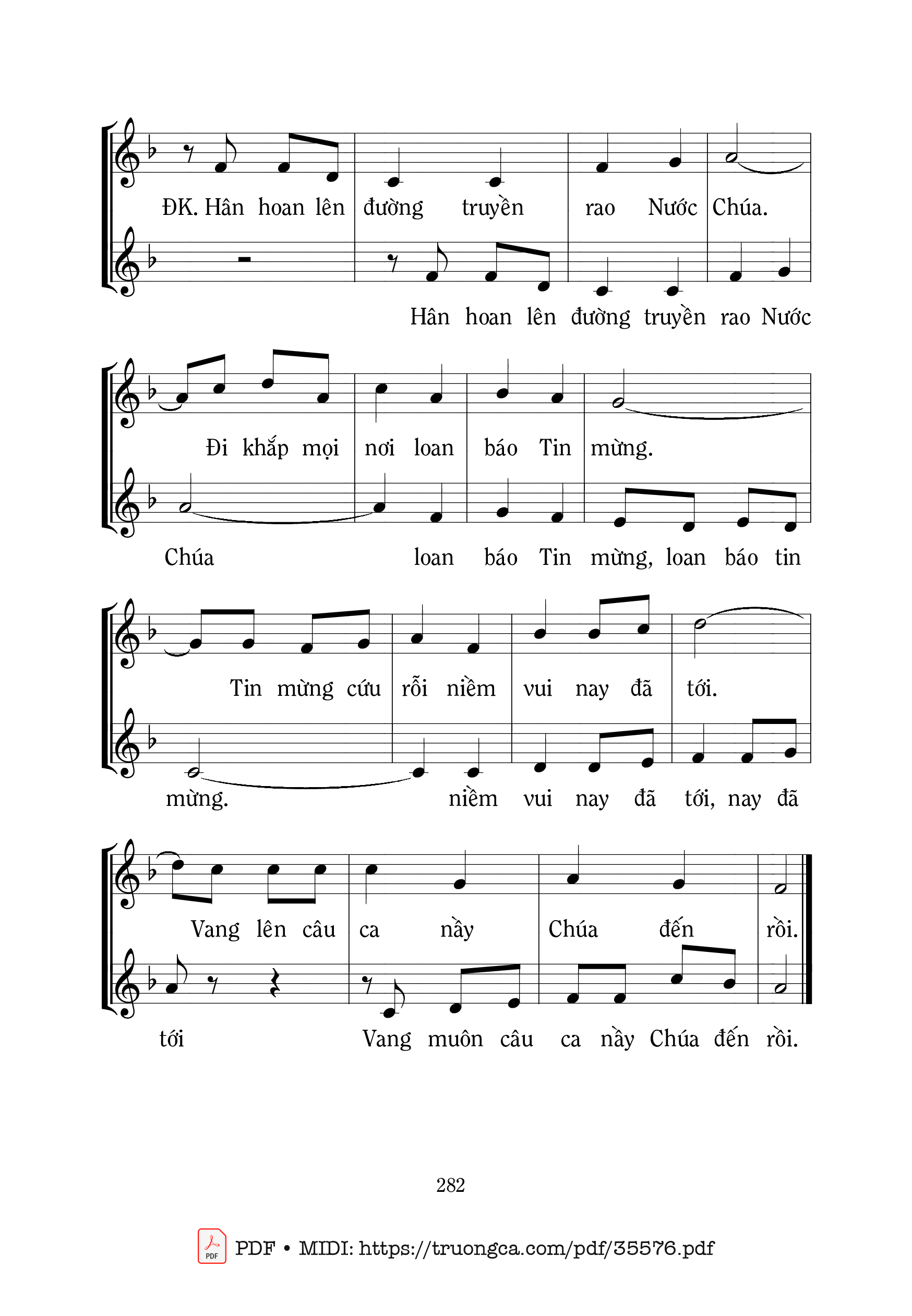 Page 2 of Sheet music PDF Chọn Môn Đệ - Mi Trầm