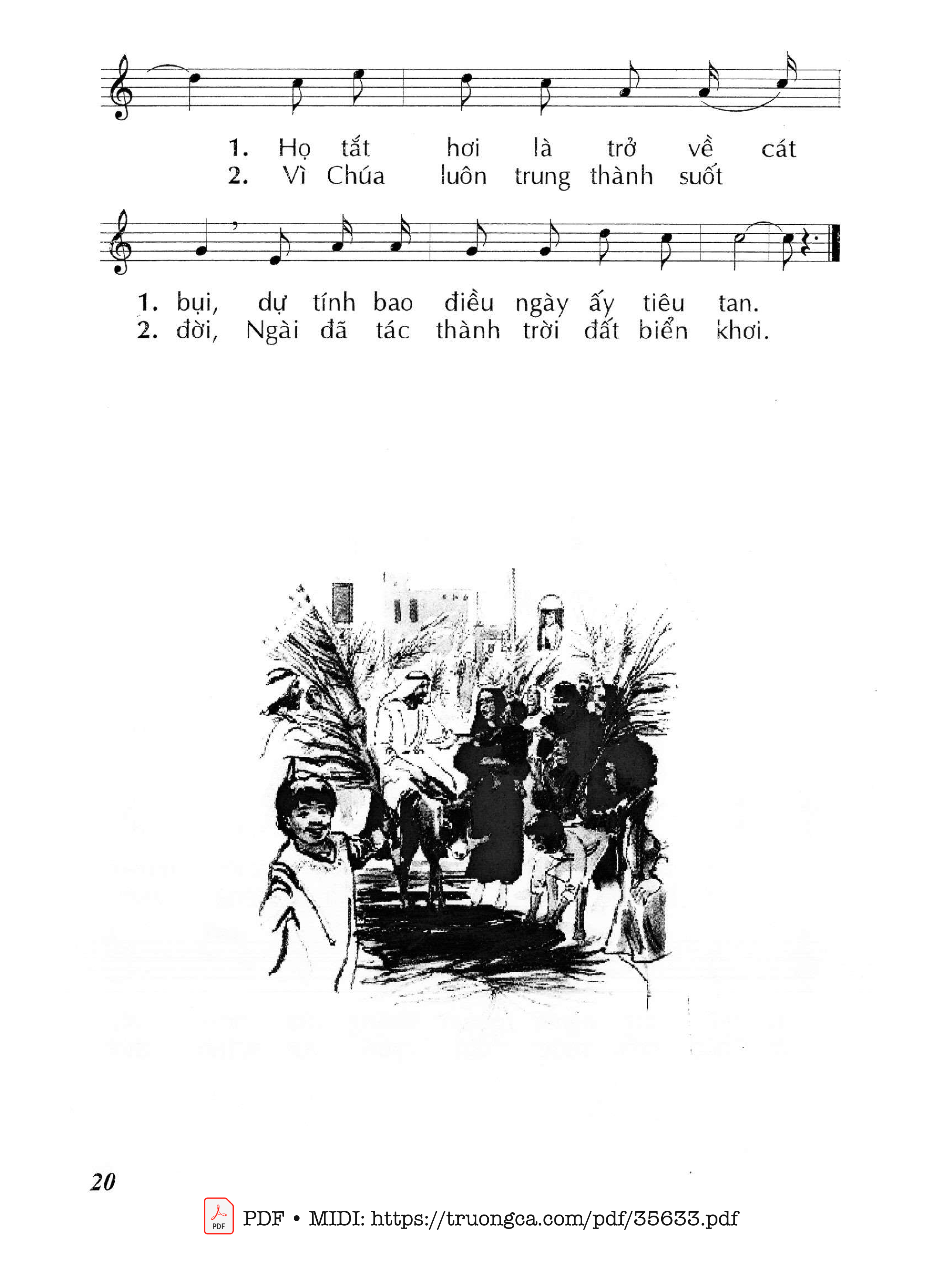 Page 2 of Sheet music PDF Ca Tụng Chúa - Huy Hoàng