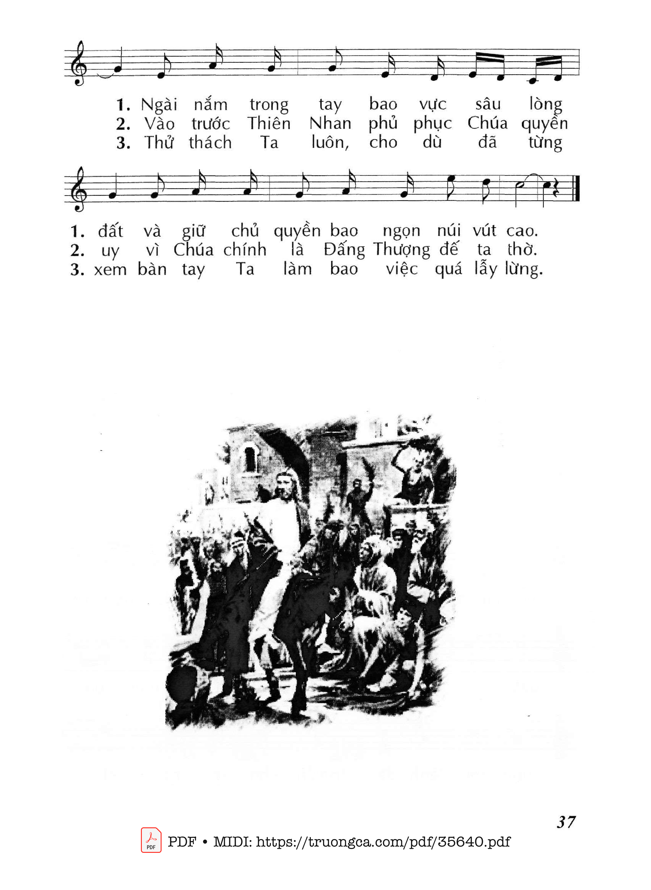 Page 2 of Sheet music PDF Reo Hò Mừng Chúa - Huy Hoàng