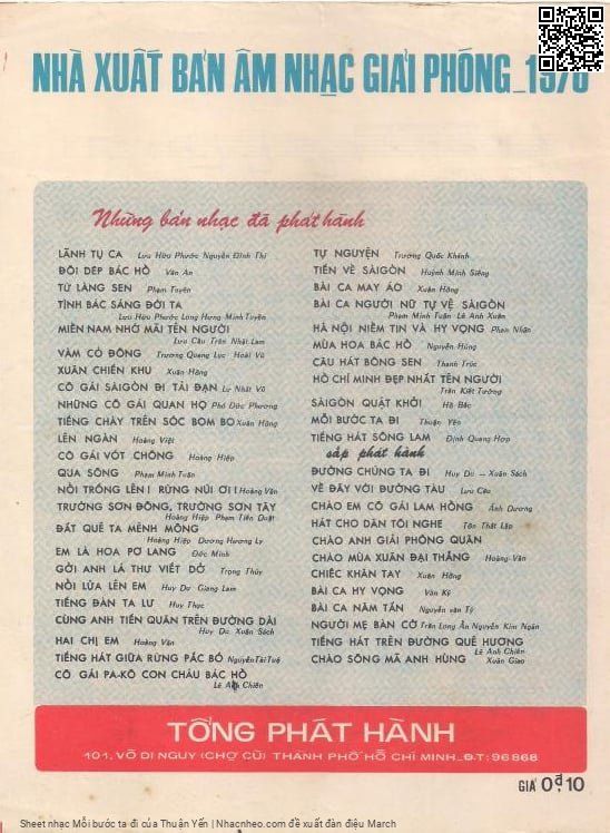 Page 4 of Sheet music PDF Mỗi bước ta đi - Thuận Yến