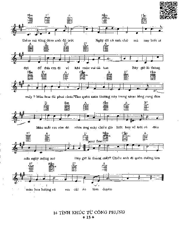 Page 2 of Sheet music PDF Bây giờ là tháng mấy 2 - Từ Công Phụng