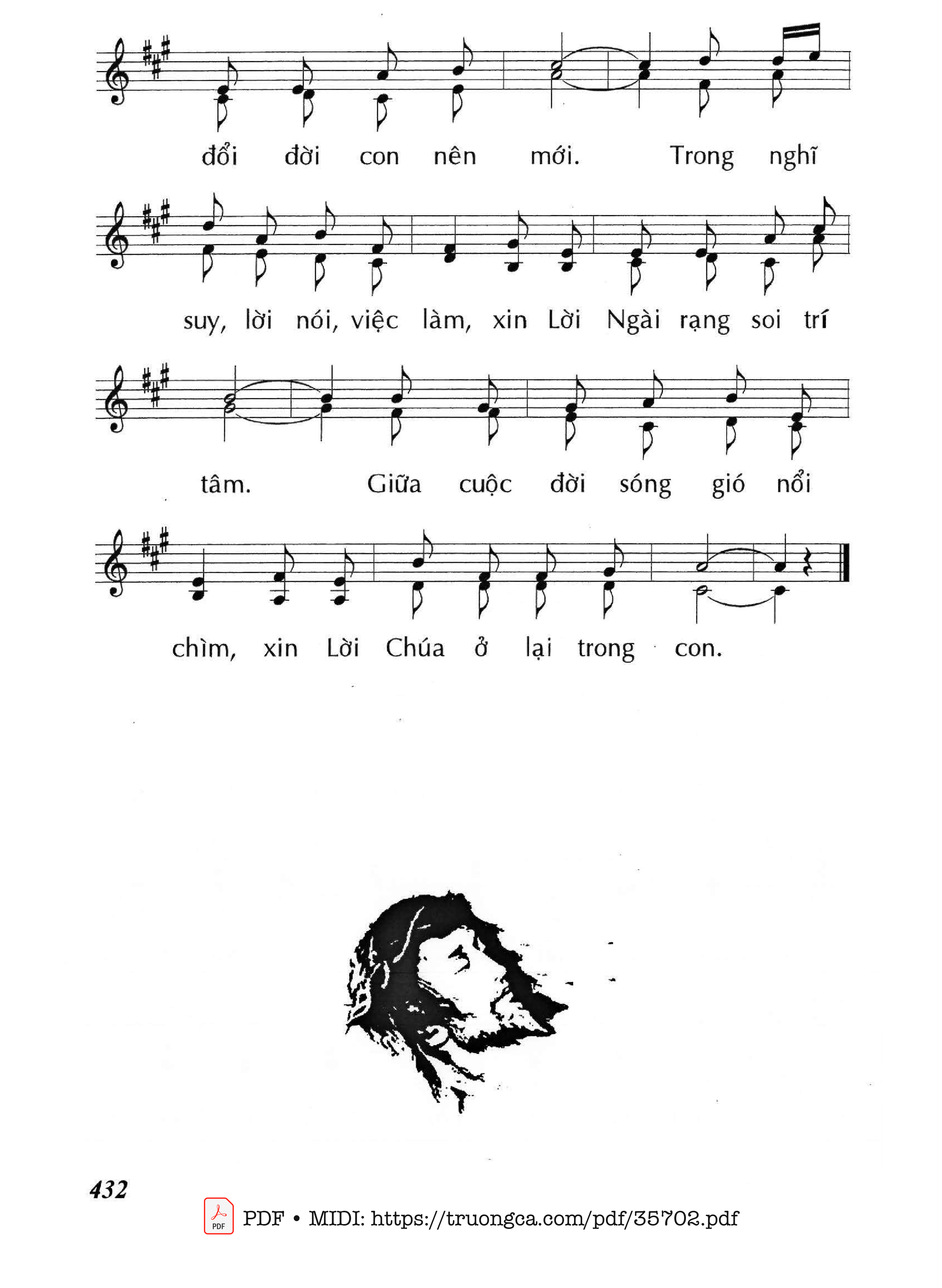 Page 3 of Sheet music PDF Biết Bao Lần Nghe Lời Chúa - Huy Hoàng