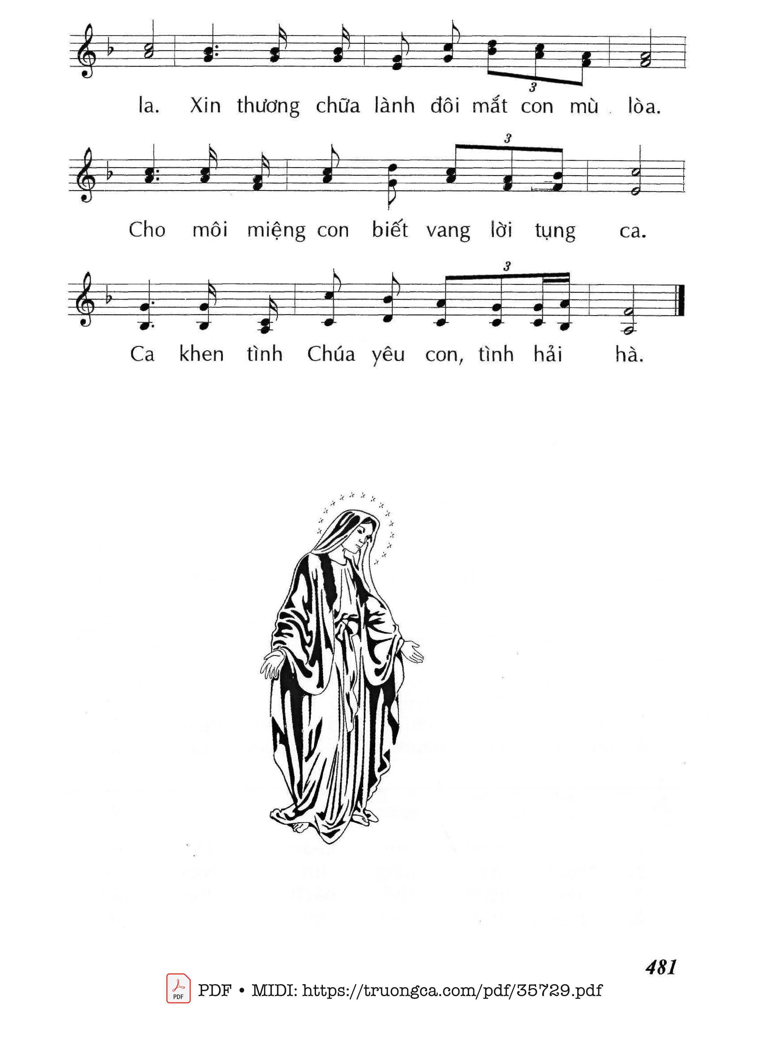 Page 2 of Sheet music PDF Con Xin Cảm Tạ - Huy Hoàng