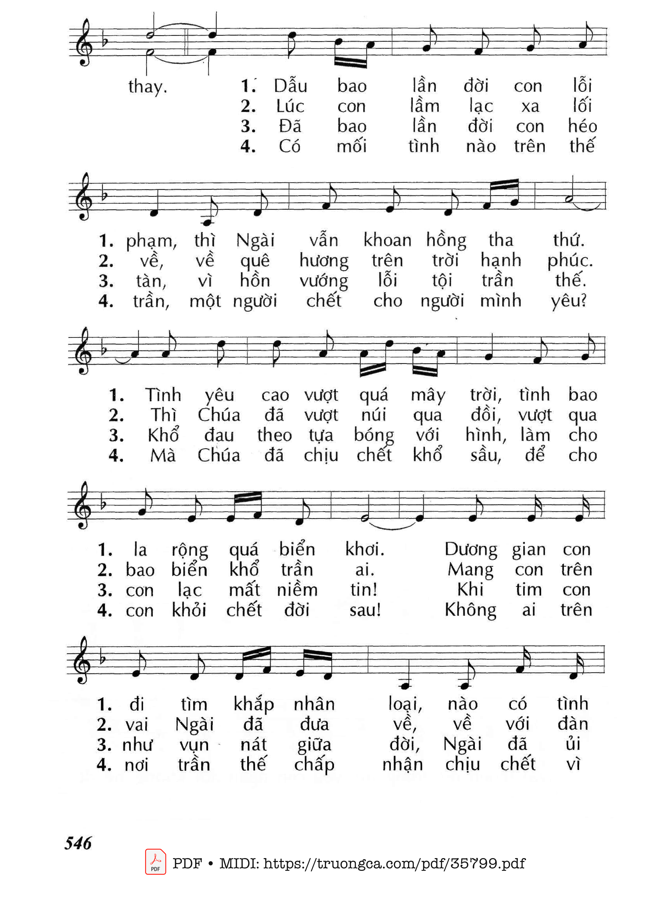 Page 2 of Sheet music PDF Mọi Sự Sẽ Qua - Huy Hoàng