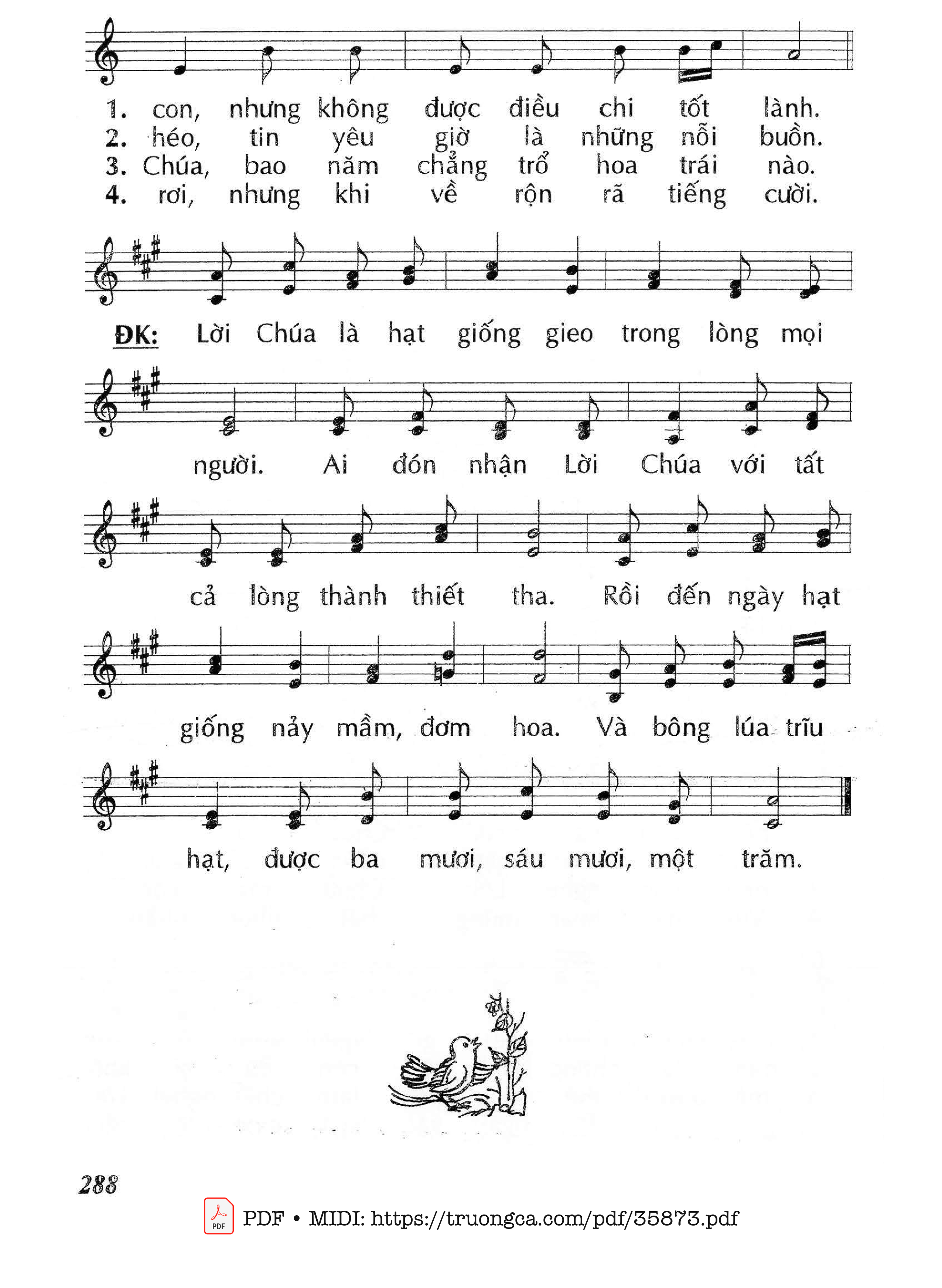 Page 2 of Sheet music PDF Người Đi Gieo Giống (Cn15 Tna) - Huy Hoàng