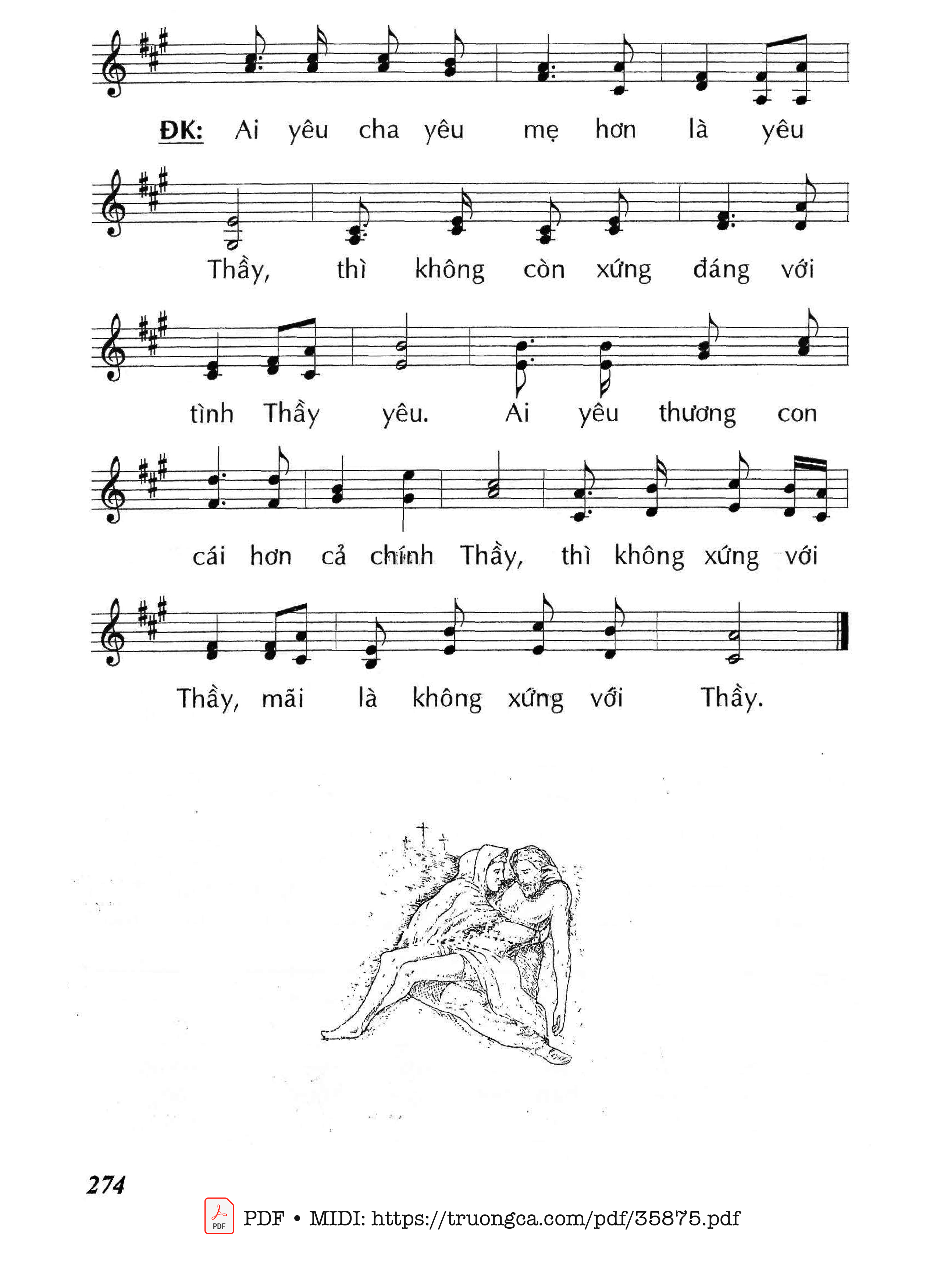 Page 2 of Sheet music PDF Xin Cho Con Yêu Chúa (Cn13 Tna) - Huy Hoàng