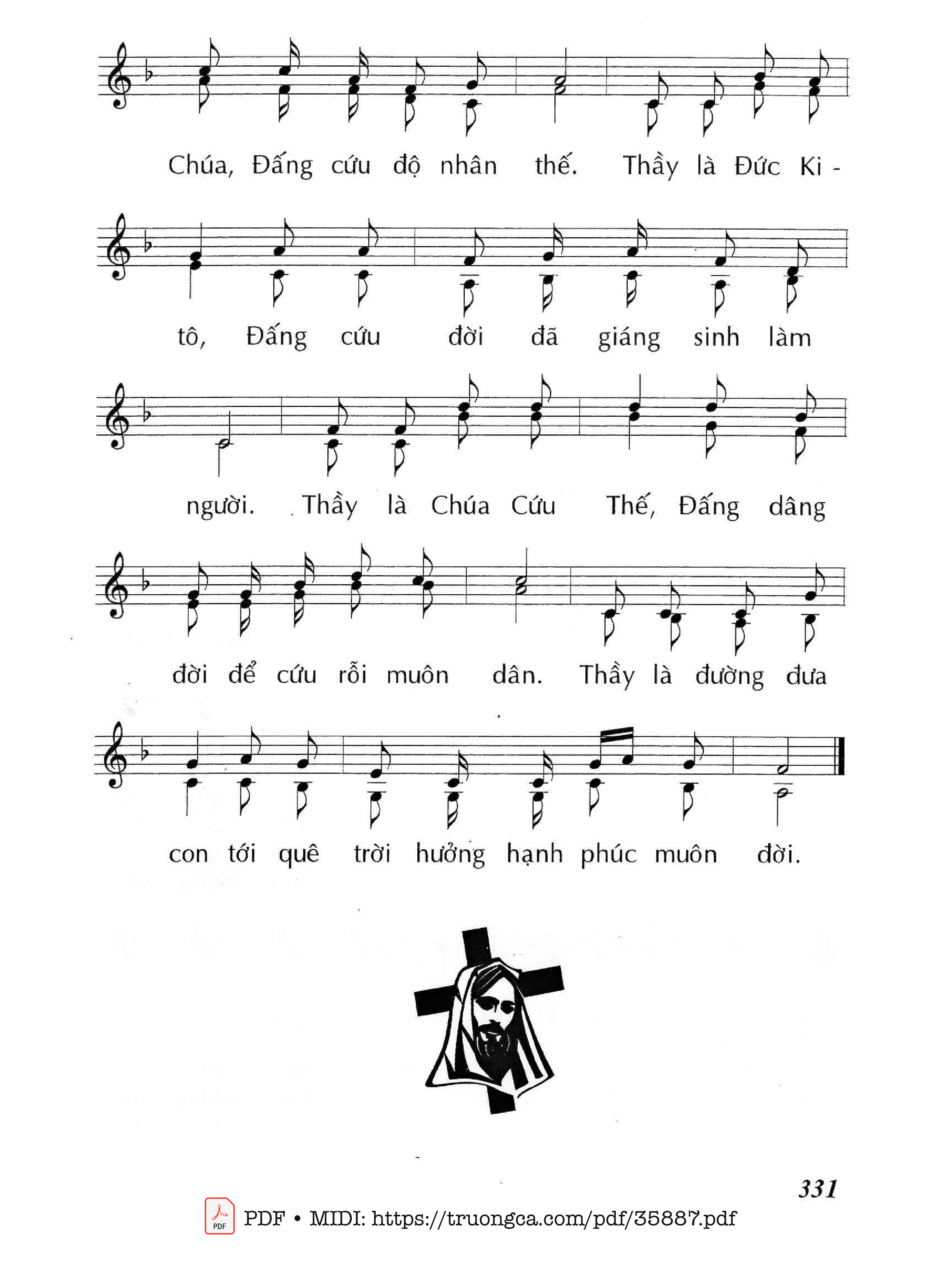 Page 2 of Sheet music PDF Con Cho Thầy Là Ai? (Cn21 Tna) - Huy Hoàng