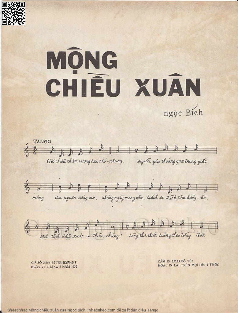 Gió chiều thầm vương bao nhớ nhung Người yêu thoáng qua trong giấc mộng, Trang 2