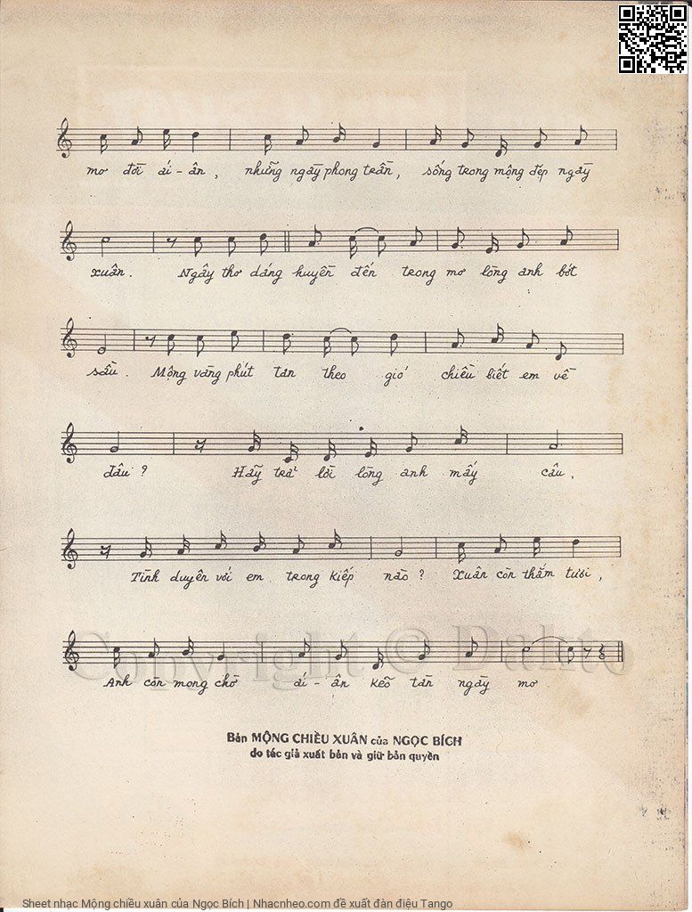 Gió chiều thầm vương bao nhớ nhung Người yêu thoáng qua trong giấc mộng, Trang 3