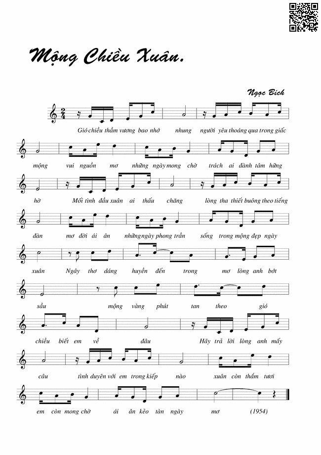 Gió chiều thầm vương bao nhớ nhung Người yêu thoáng qua trong giấc mộng, Trang 5