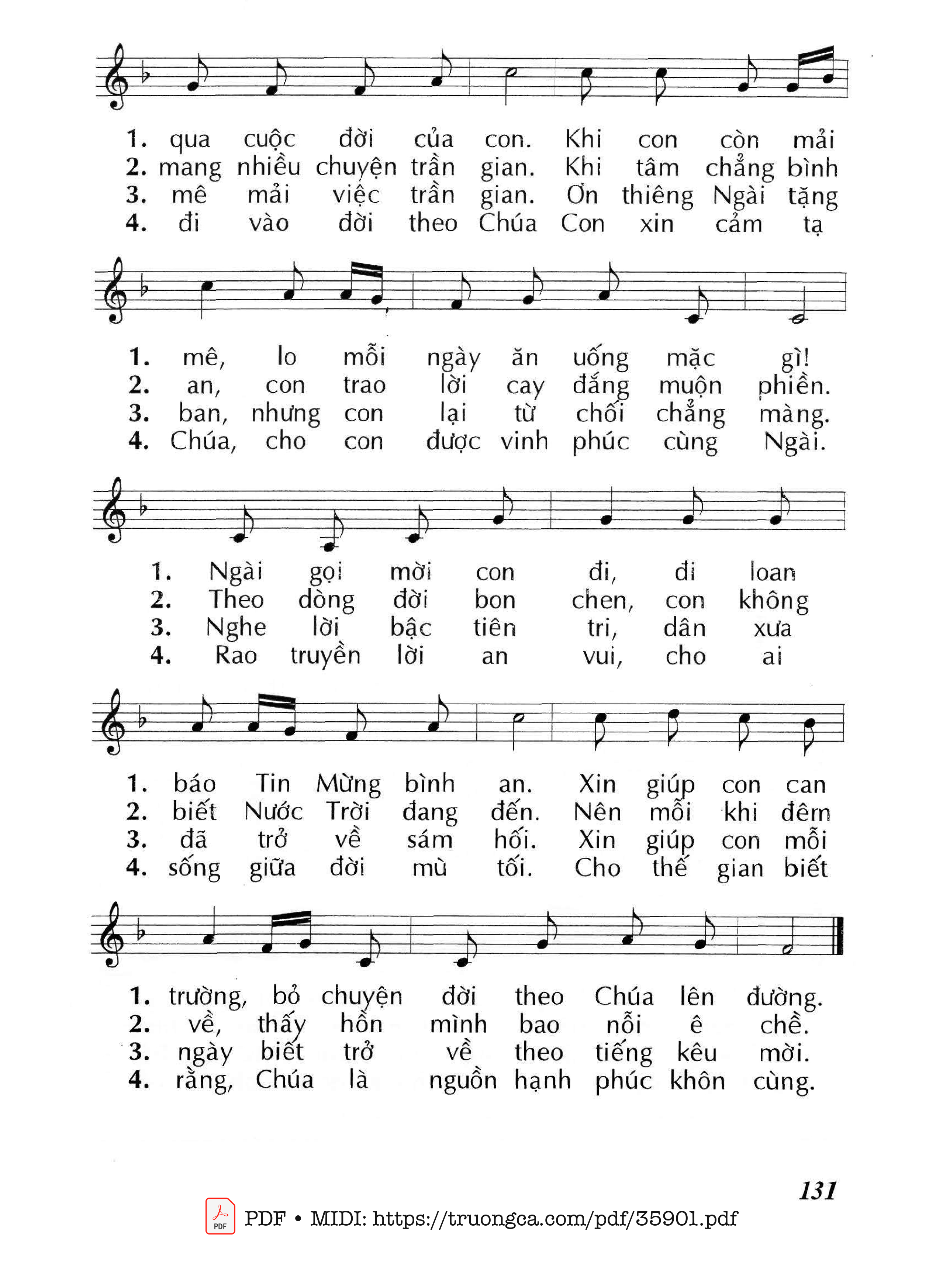 Page 2 of Sheet music PDF Thời Kỳ Đã Mãn (Cn3 Tnb) - Huy Hoàng