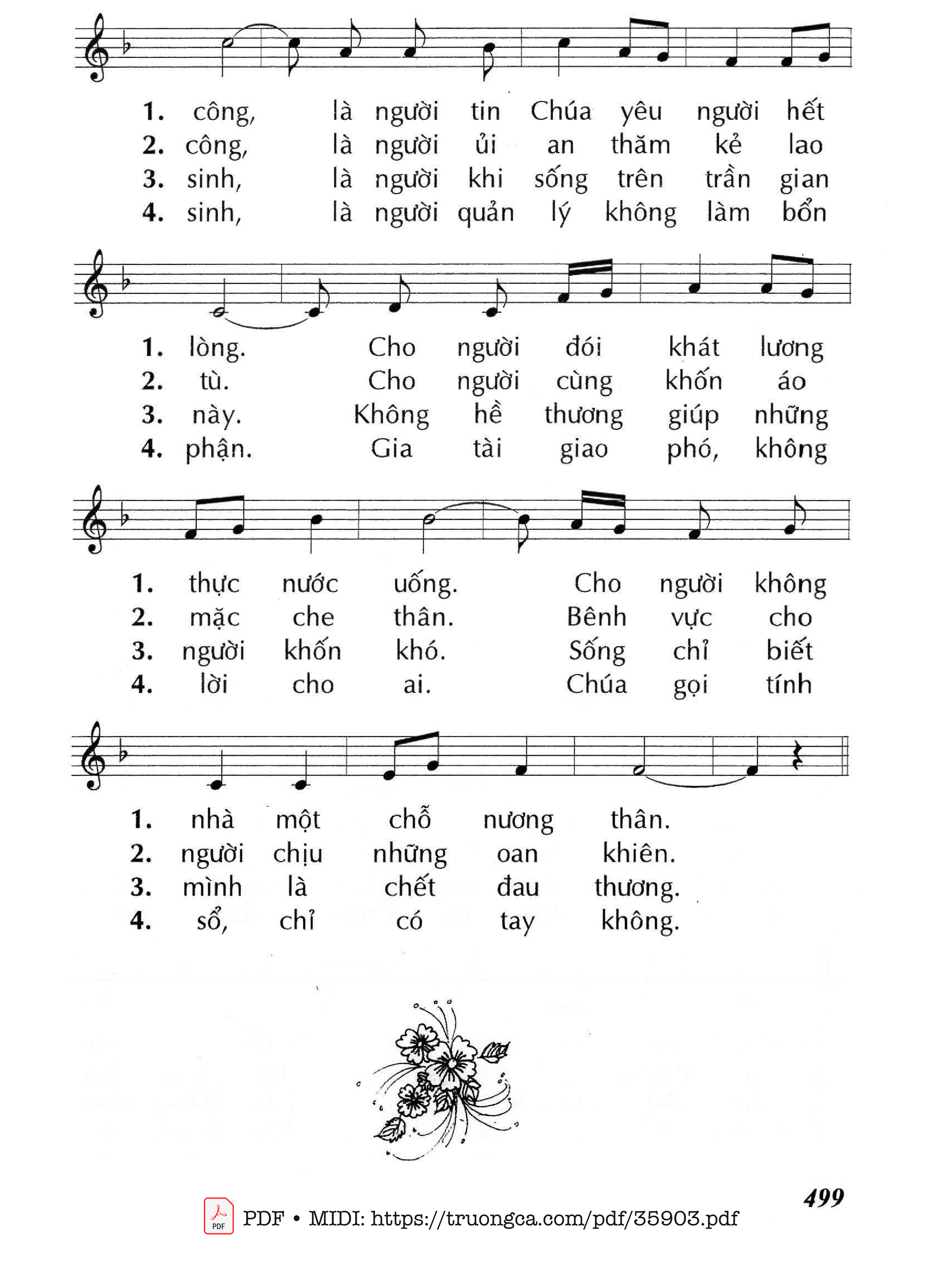 Page 2 of Sheet music PDF Hạnh Phúc Hay Bất Hạnh (Lễ Chúa Giêsu Vua A) - Huy Hoàng