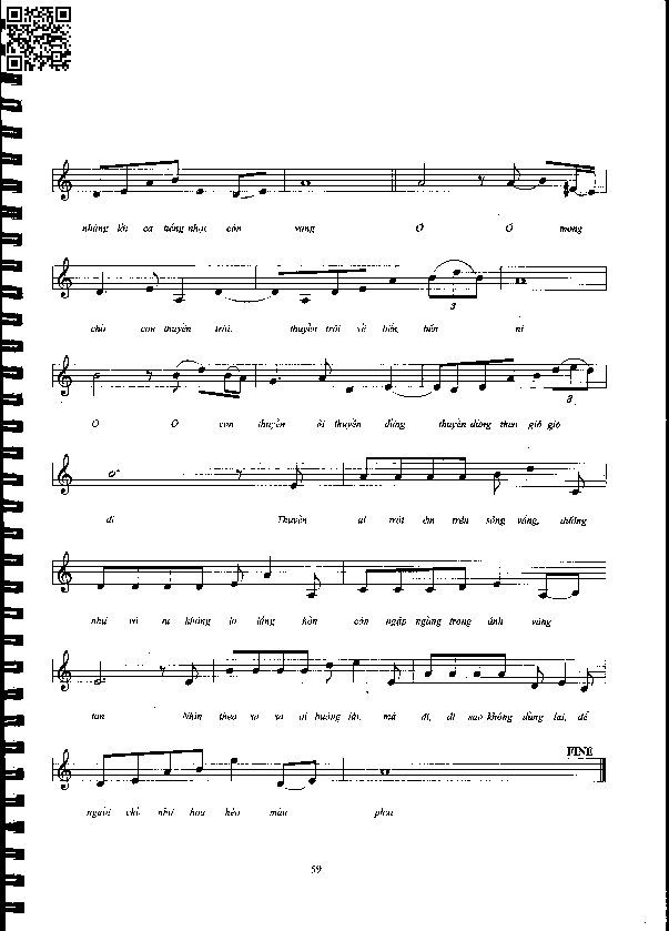 Page 4 of Sheet music PDF Mong chờ - Xuân Tiên