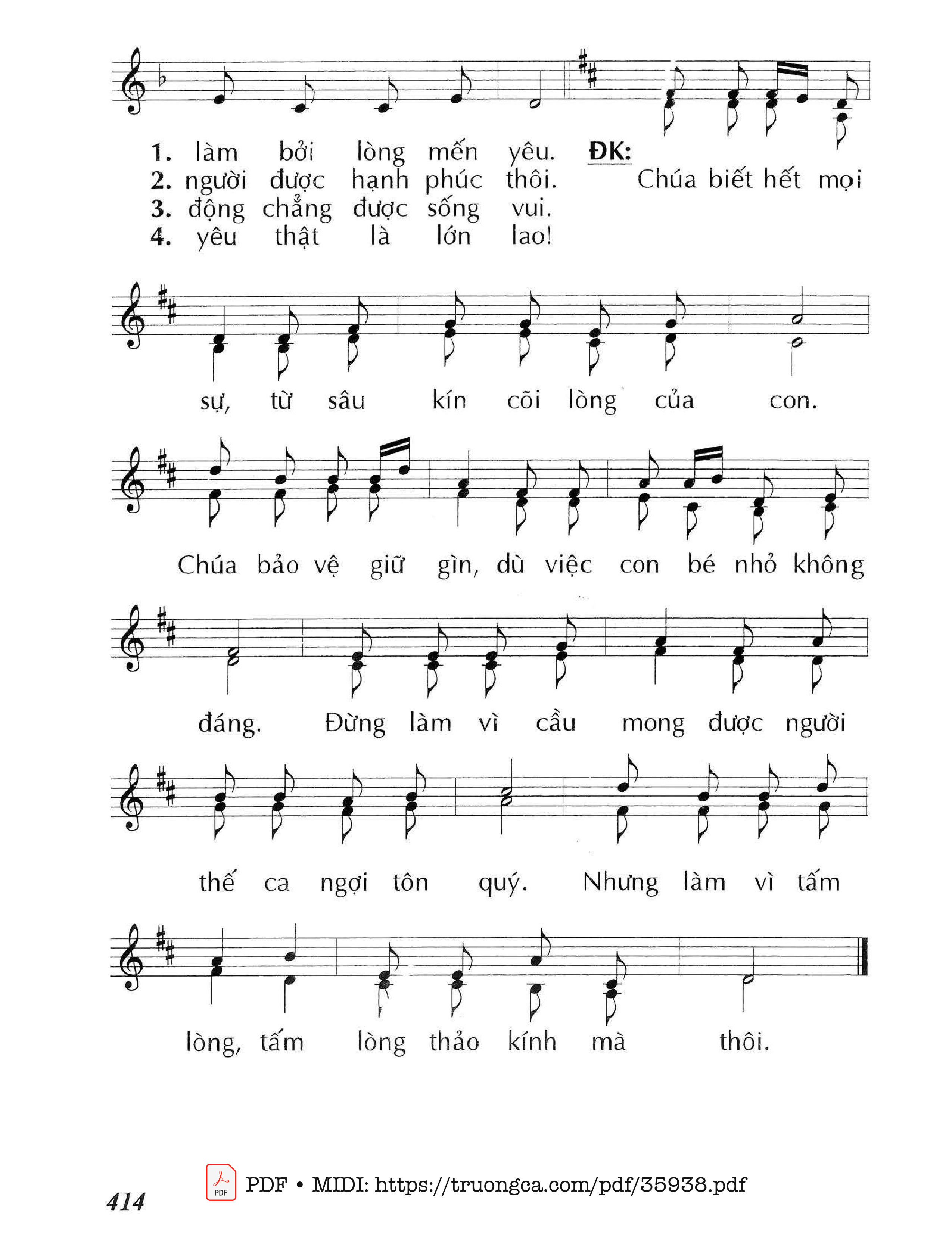 Page 2 of Sheet music PDF Canh Chừng (Cn32 Tnb) - Huy Hoàng