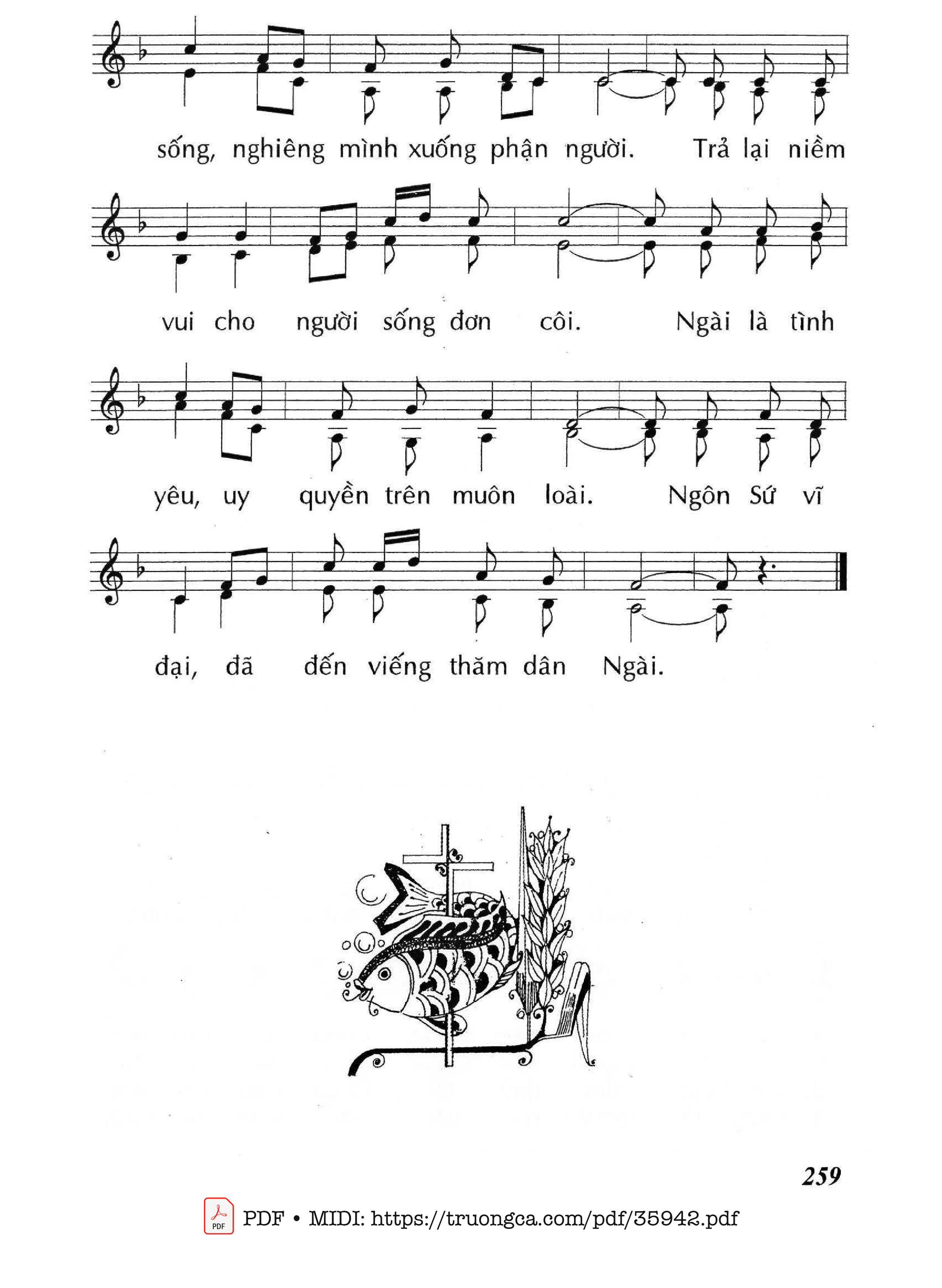 Page 2 of Sheet music PDF Chúa Là Sự Sống (Cn10 Tnc) - Huy Hoàng