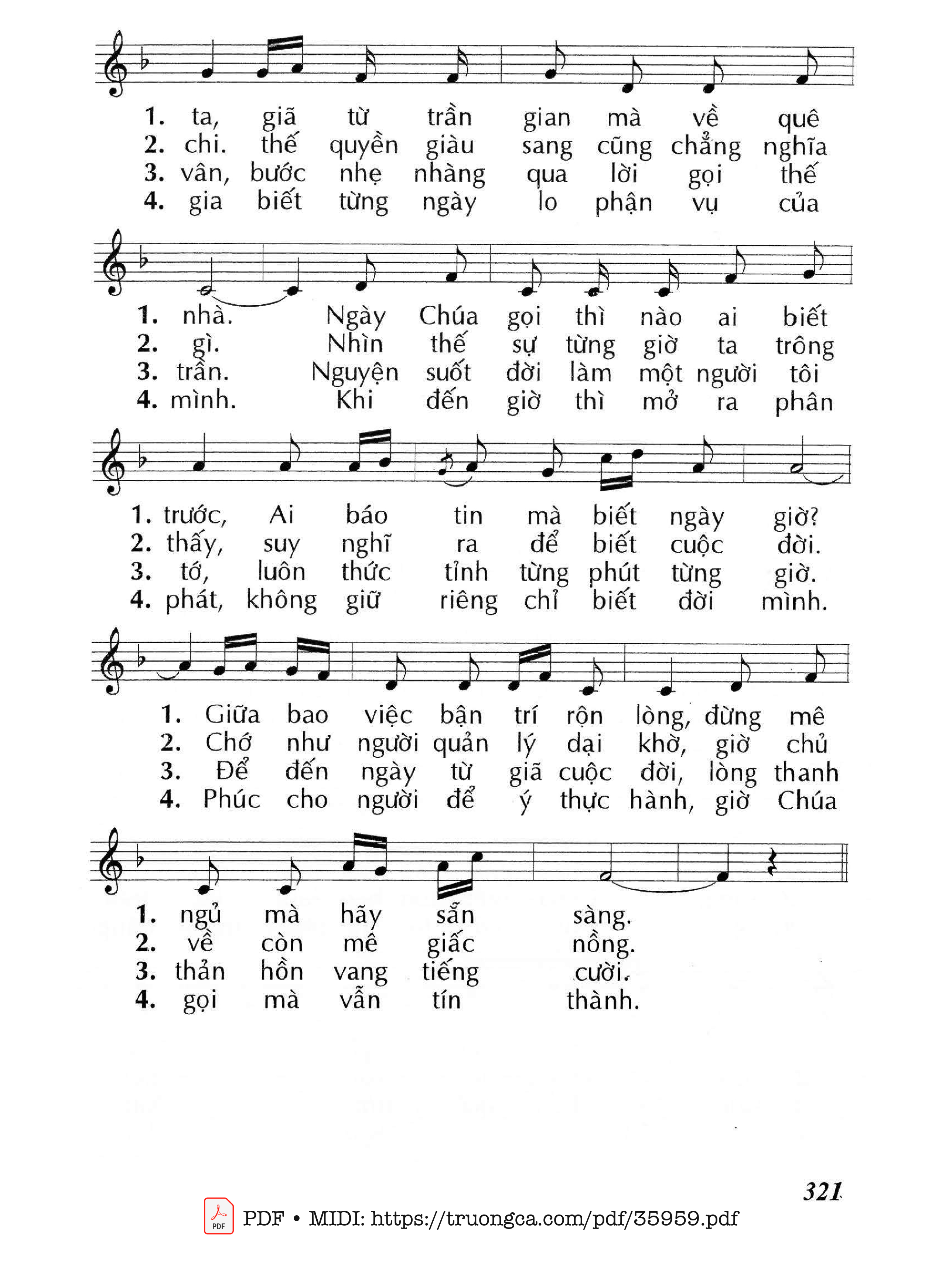 Page 2 of Sheet music PDF Hãy Tỉnh Thức Sẵn Sàng (Cn19 Tnc) - Huy Hoàng