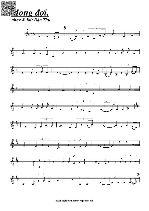 Page 5 of Sheet music PDF Mong đợi - Bảo Thu