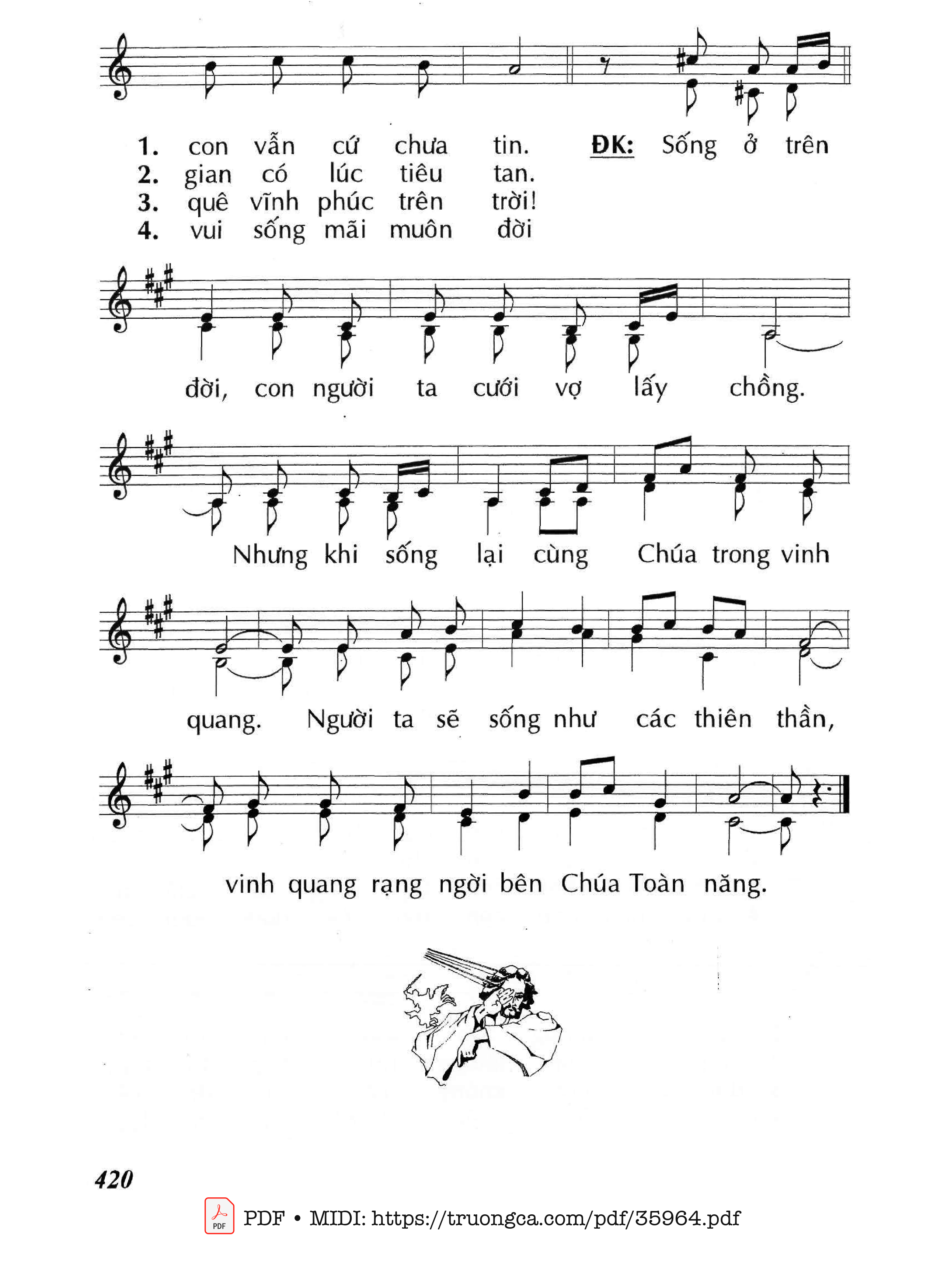 Page 2 of Sheet music PDF Khi Sống Lại (Cn32 Tnc) - Huy Hoàng