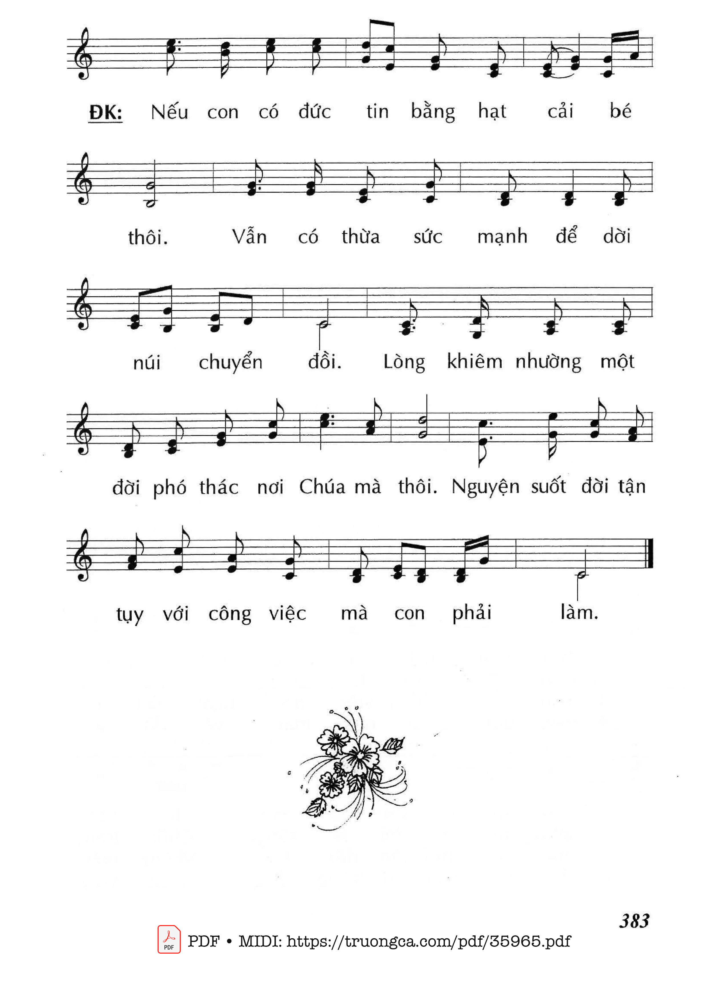 Page 2 of Sheet music PDF Xin Ban Thêm Đức Tin (Cn27 Tnc) - Huy Hoàng