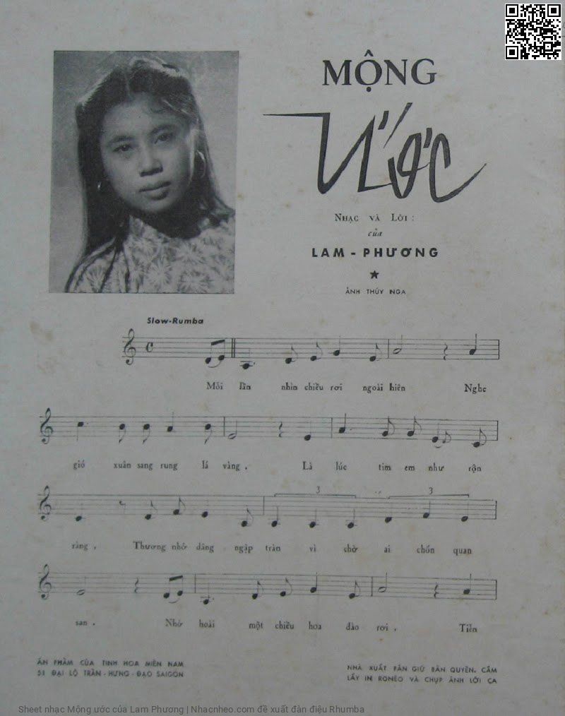 Page 2 of Sheet music PDF Mộng ước - Lam Phương