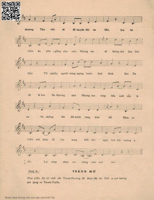 Page 3 of Sheet music PDF Mộng ước mai sau - Anh Thy