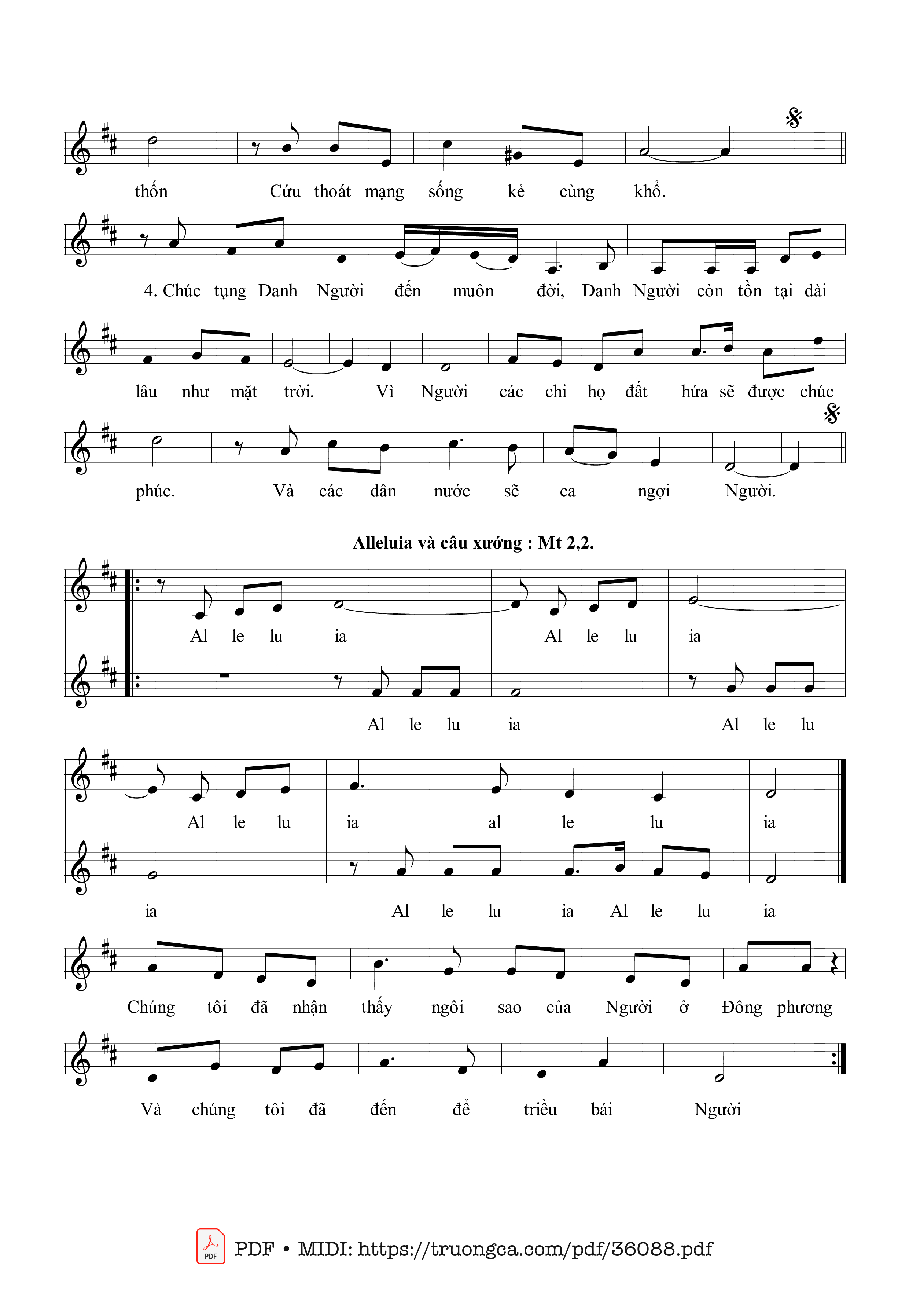 Page 2 of Sheet music PDF Lễ Hiển Linh Abc (Tv 71) - Hoàng Đan