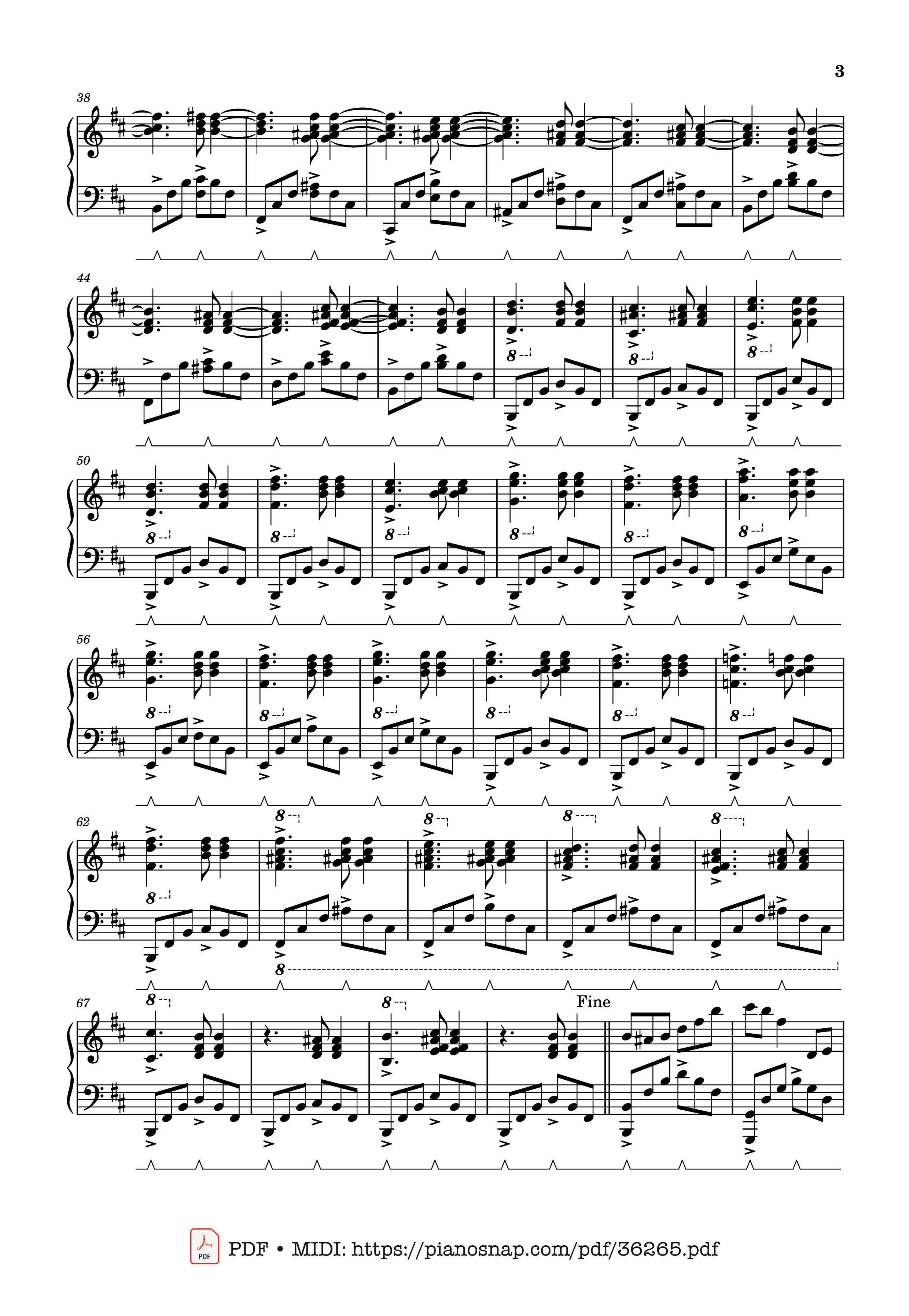 Page 2 of Sheet music PDF Piano Volo Battle Theme - Pokémon Legends: Arceus, Solo Piano - Go Ichinose
