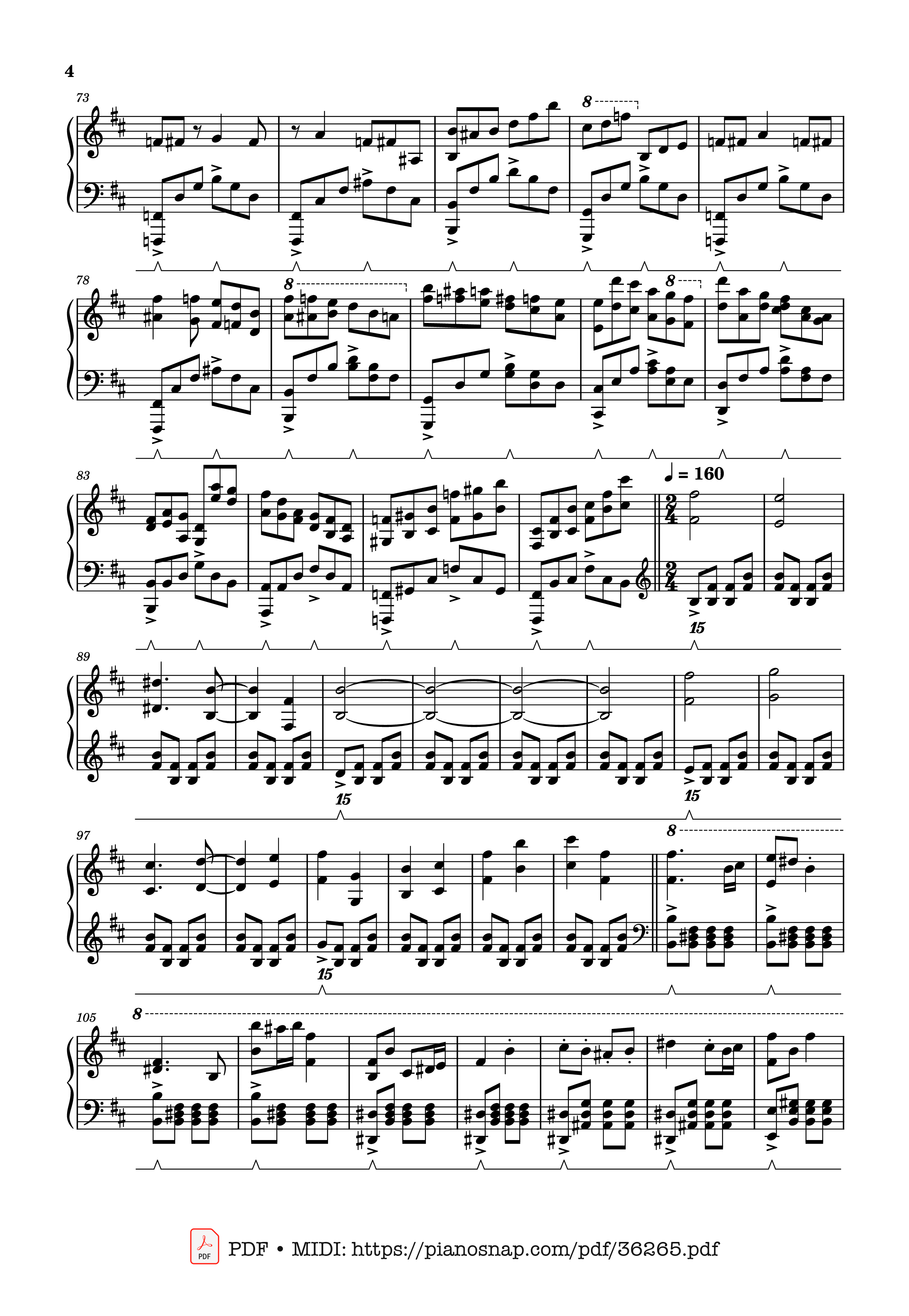 Page 3 of Sheet music PDF Piano Volo Battle Theme - Pokémon Legends: Arceus, Solo Piano - Go Ichinose