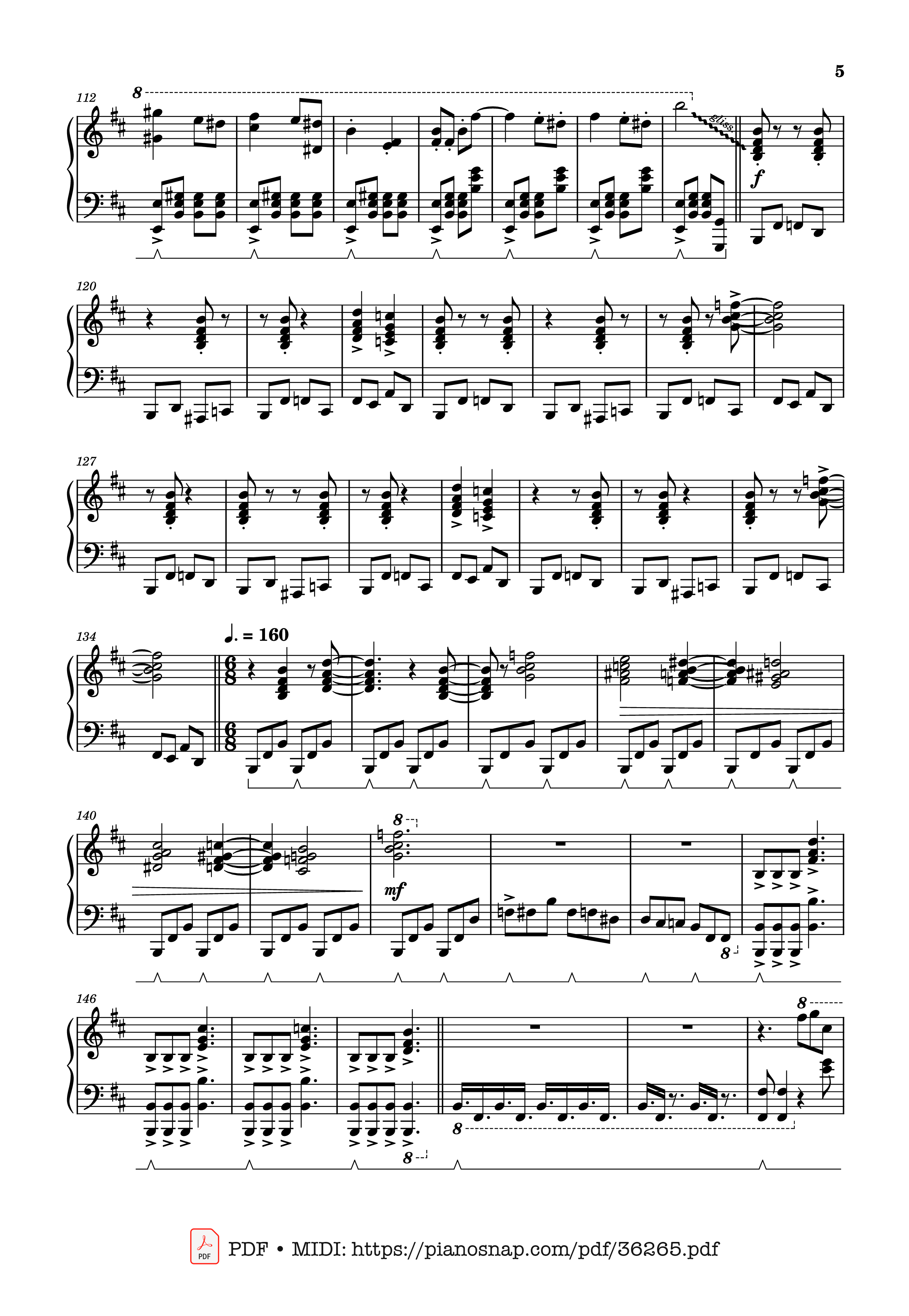 Page 4 of Sheet music PDF Piano Volo Battle Theme - Pokémon Legends: Arceus, Solo Piano - Go Ichinose