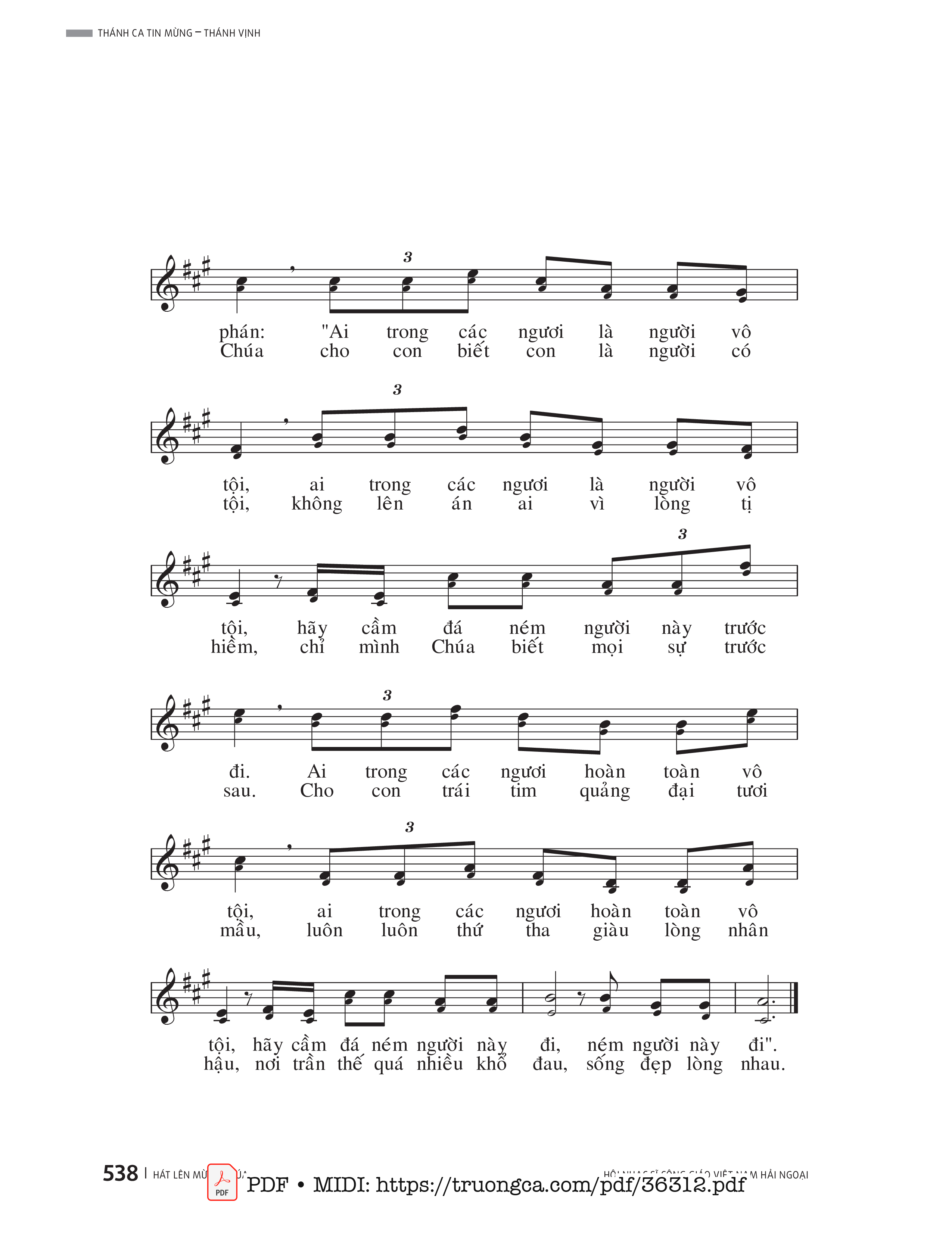 Page 3 of Sheet music PDF Chuyện người phụ nữ ngoại tình - Kiều Hữu Chiến