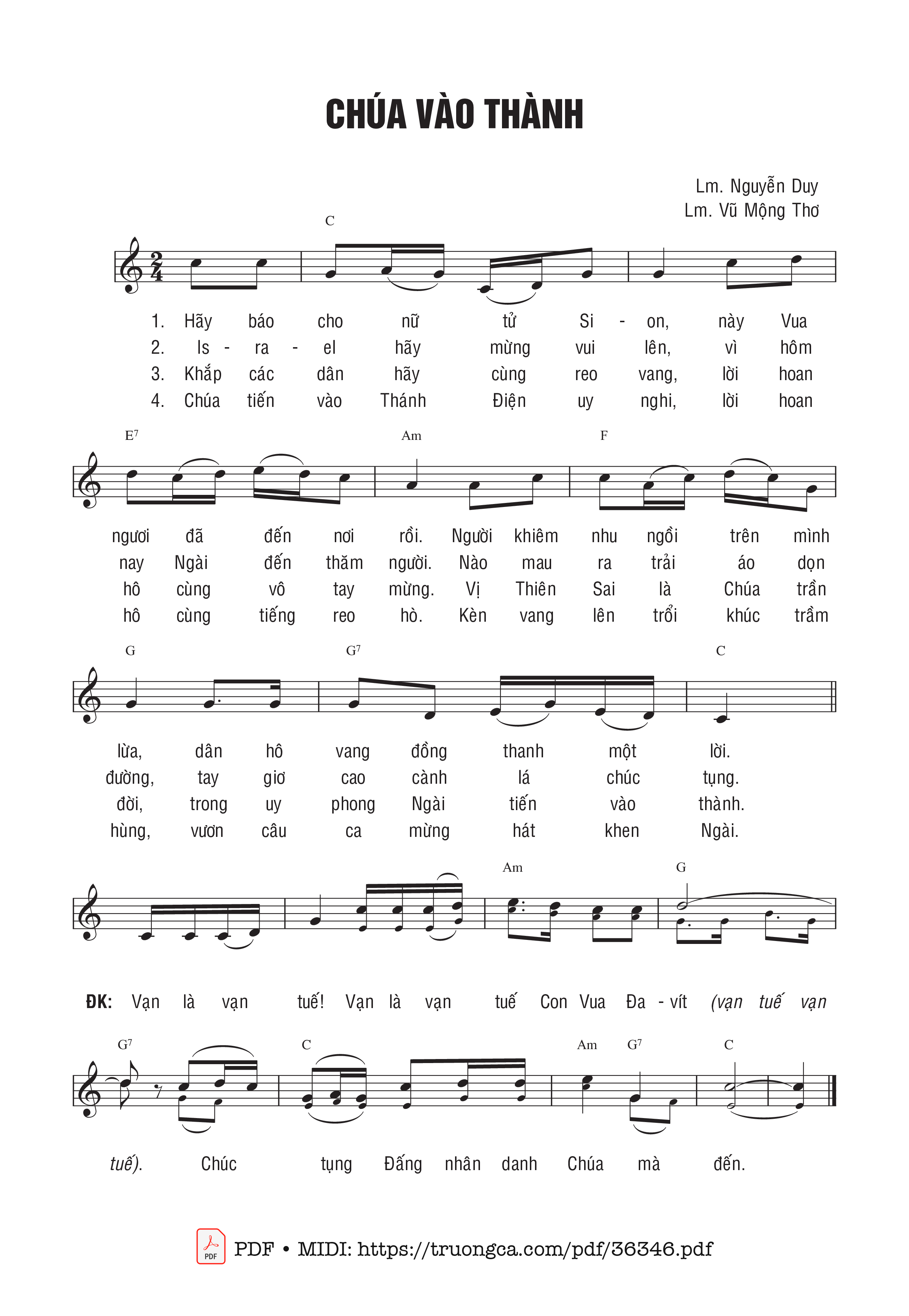 Hãy báo cho nữ tử Sion này Vua ngươi đã đến nơi rồi, Trang 4